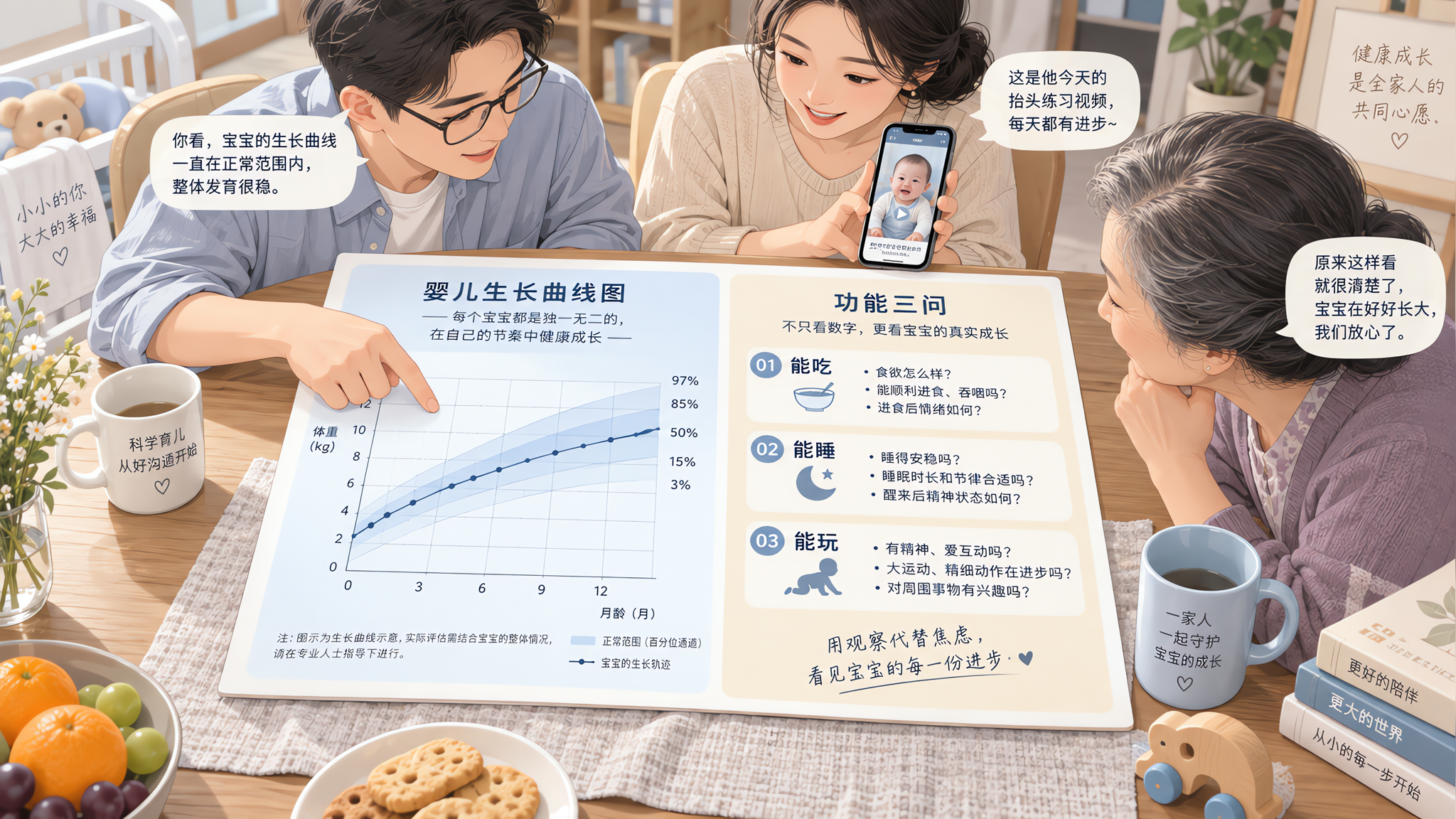 别被“大胖小子”带跑偏：曲线+功能三问稳住长辈焦虑