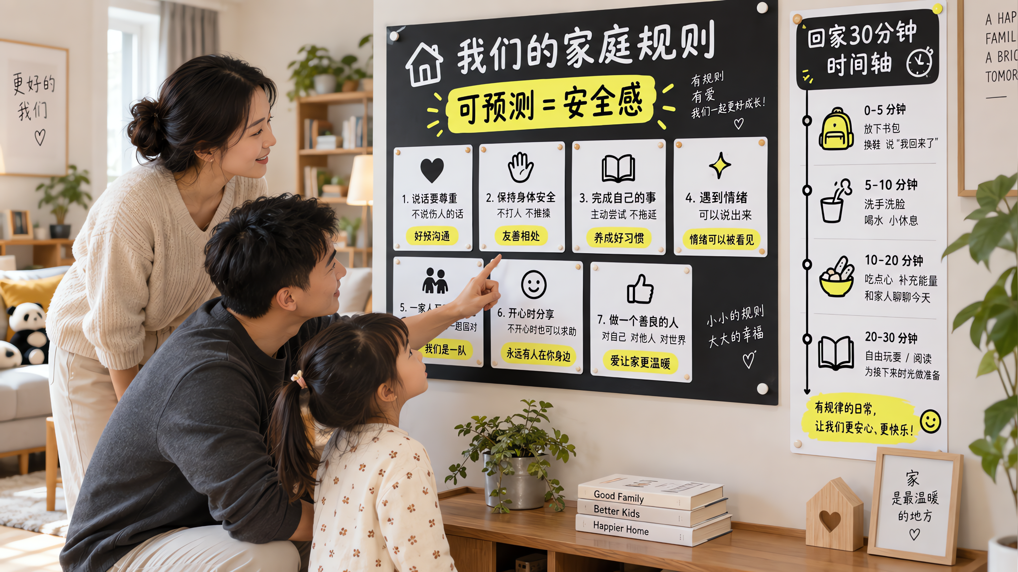 夏天越热越闹？3步把家里规则统一到“可预测”