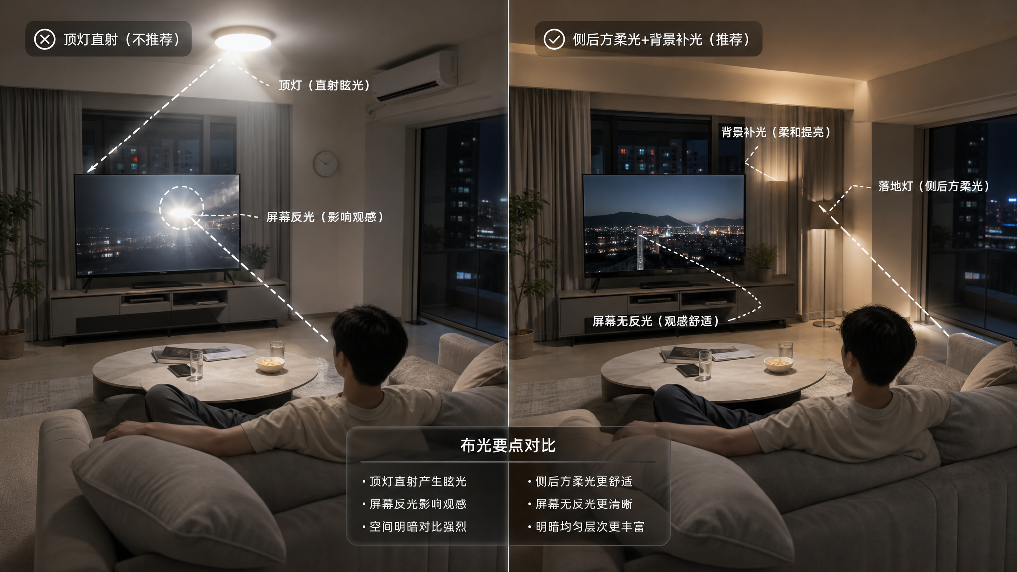 眼睛累不一定怪屏幕：家里三处光位在折磨你