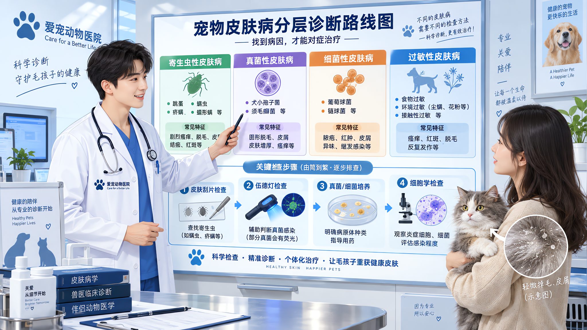 皮肤病总反复？先按这张分层路线图排查