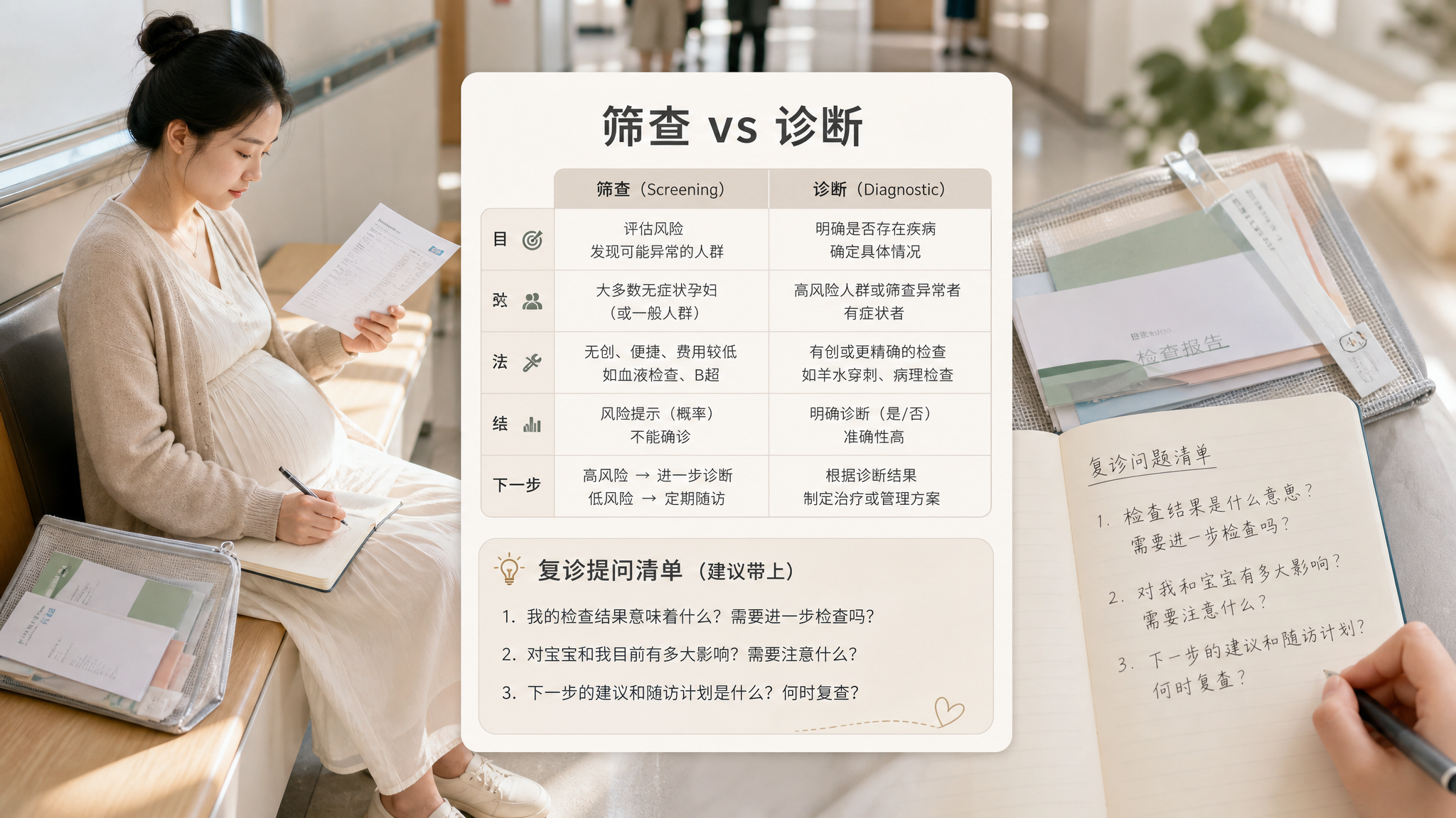 唐筛高风险别先吓坏：先懂3件事再去复诊