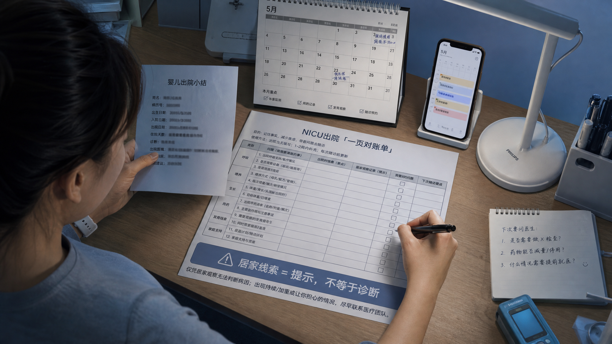 早产儿听力复筛最怕“忙忘了”：一页对账单按纠正胎龄卡点