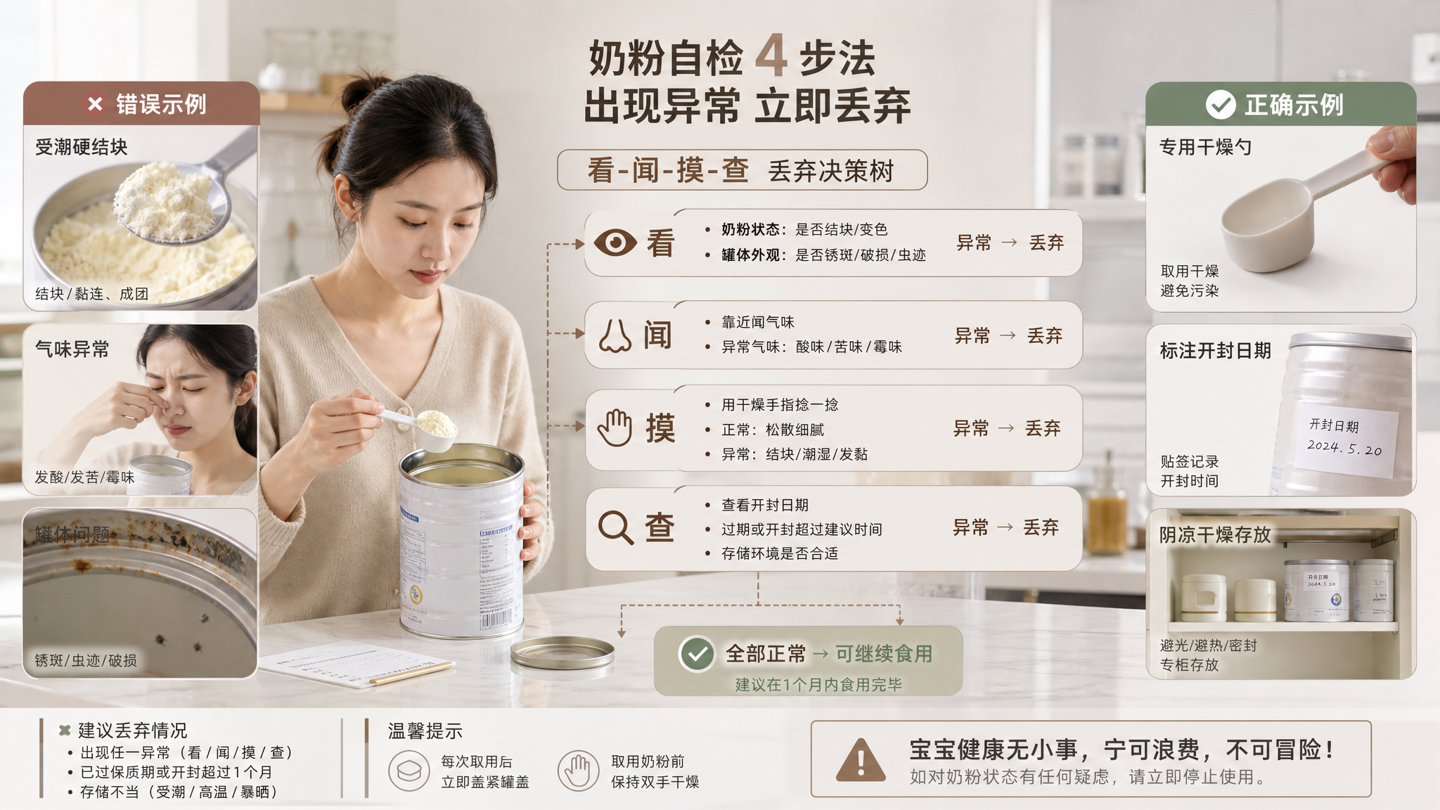 秋老虎一来奶粉更危险：开封后丢弃红线