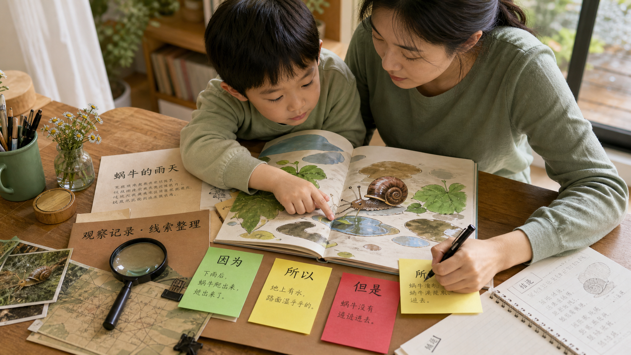 孩子只看图不看字？你缺的是“逻辑链共读法”