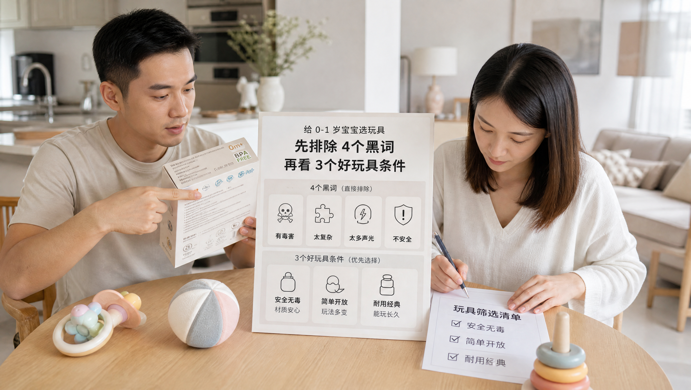 0-1岁玩具别被忽悠：包装4个词一出现就要警惕