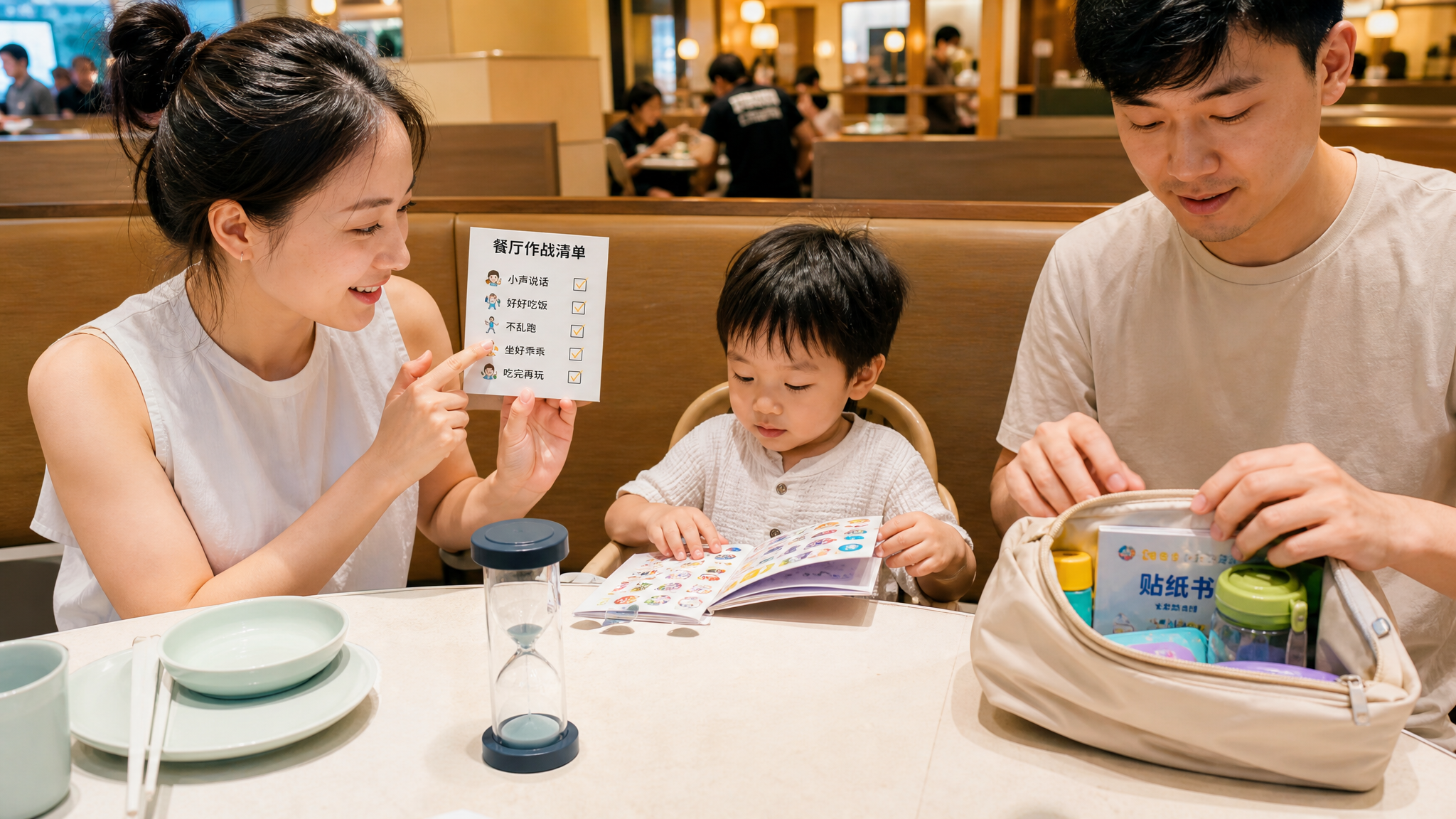 餐厅孩子尖叫别先吼：3步把失控变成规则练习