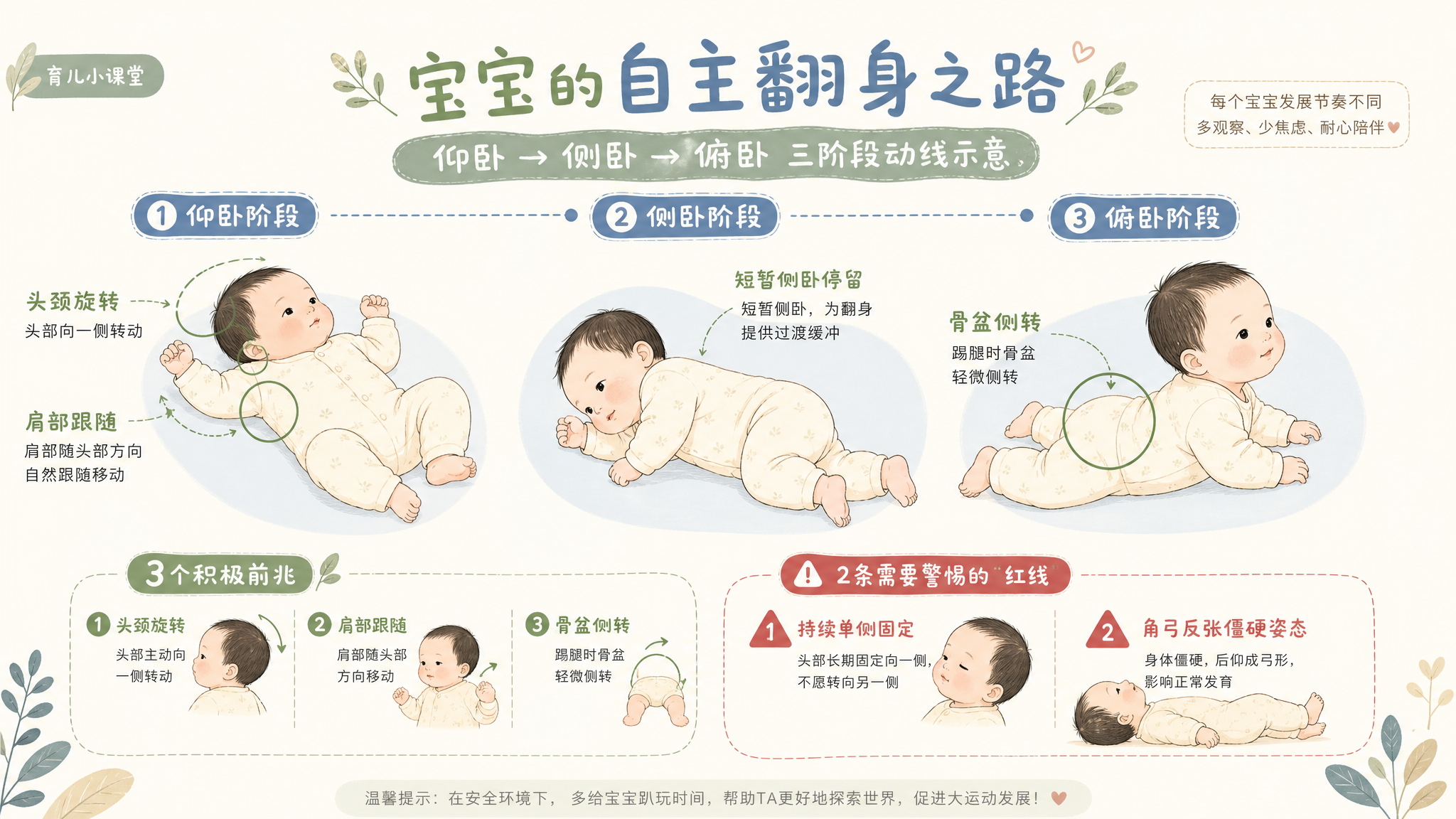 三个月还不会翻身？先看这3个前兆和4条红线