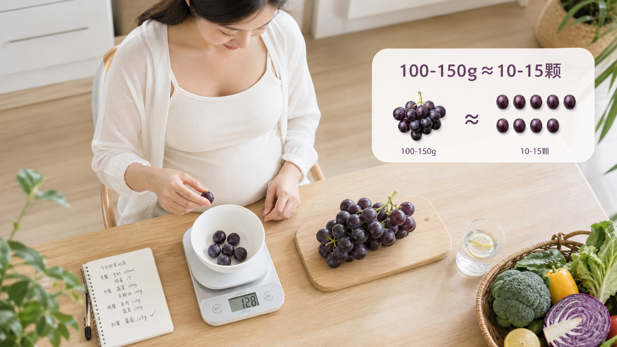 9月葡萄太甜停不下来？孕妈控糖按10-15颗吃
