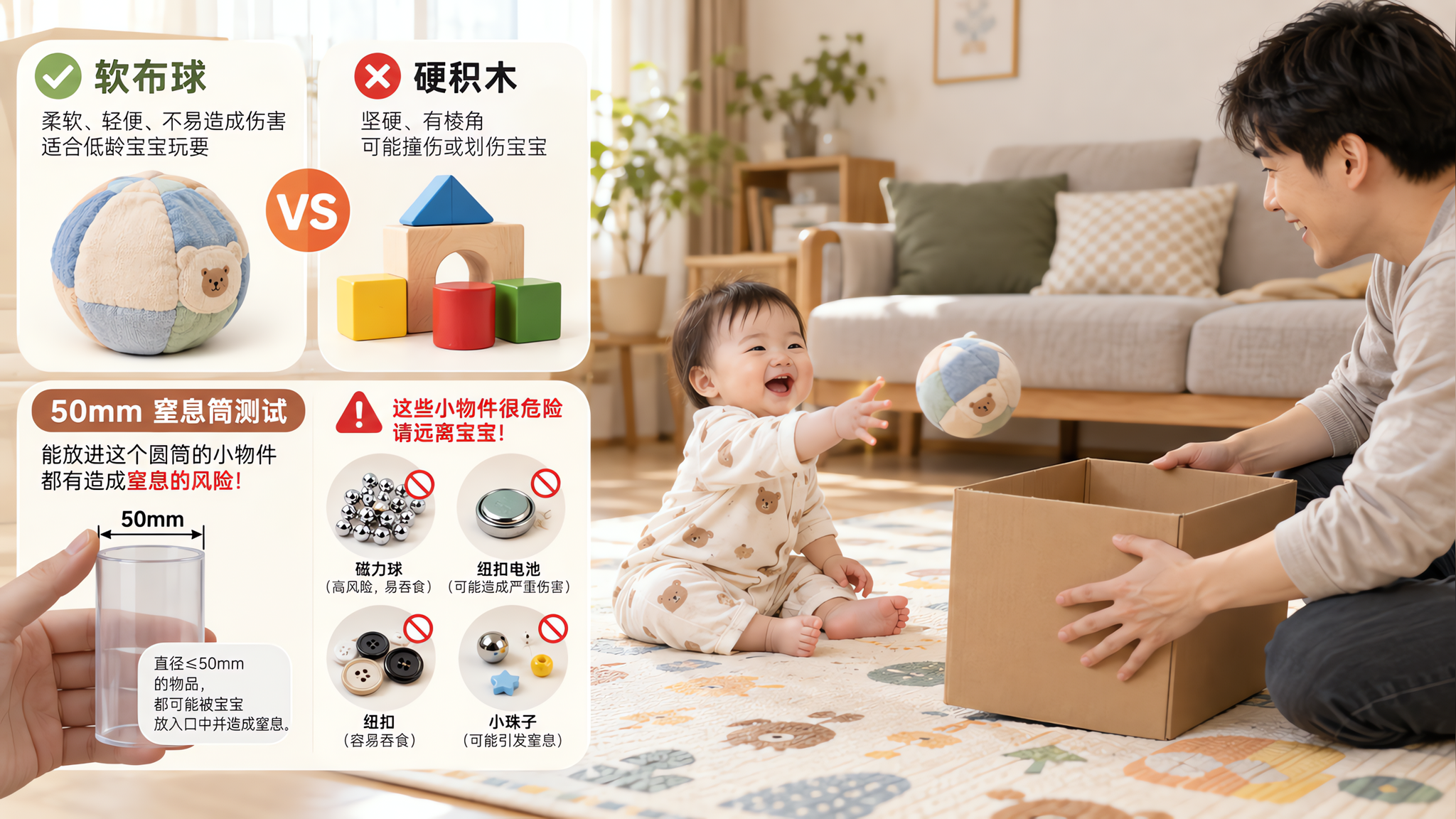 宝宝总爱扔玩具？这其实是0-1岁因果探索期