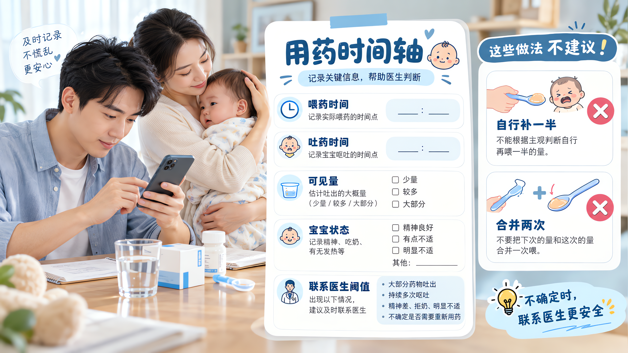 宝宝吐药溢药漏服后别急着补 先看这3个必须停下问医生的信号