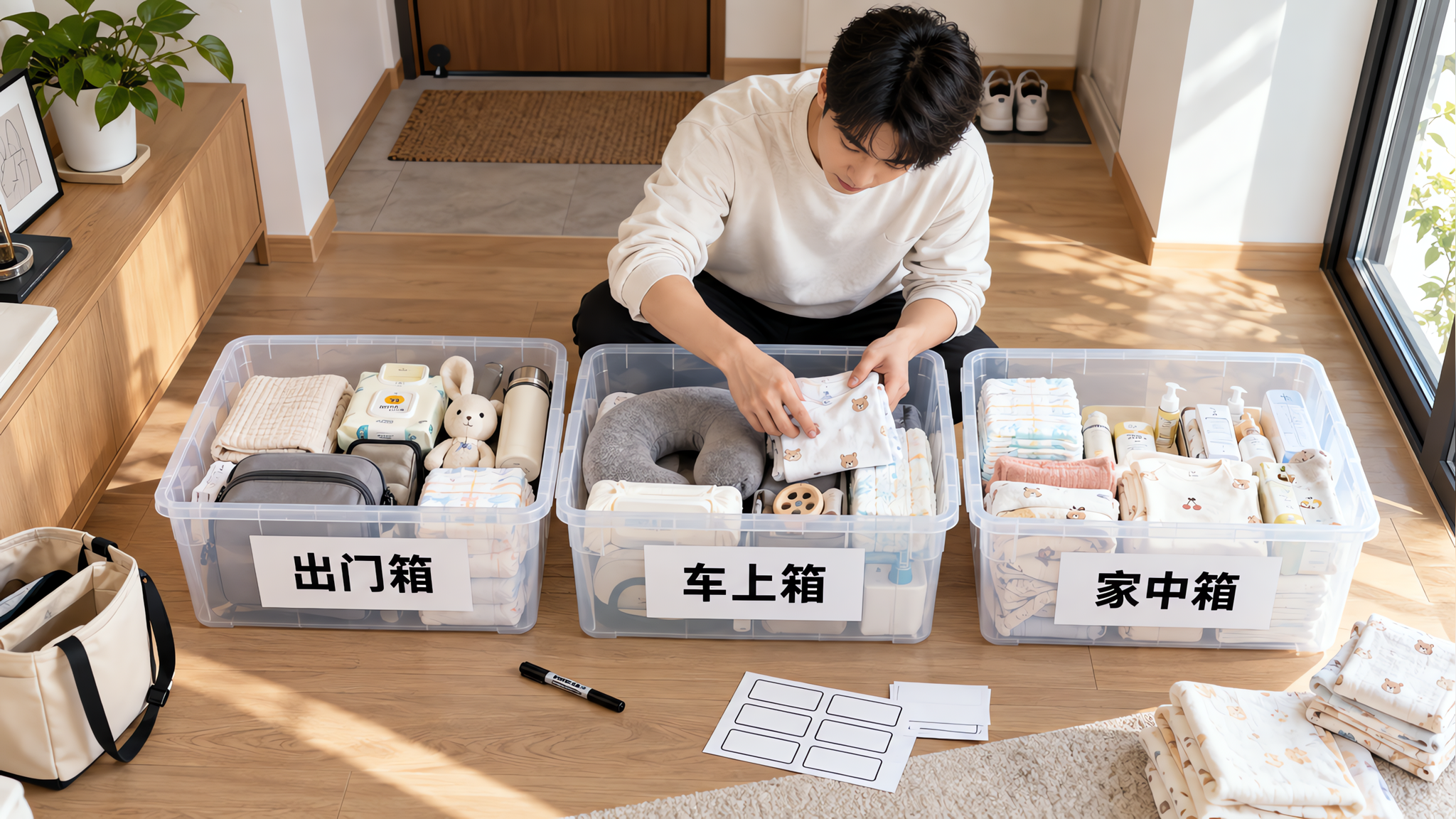 预产期临近别再随缘：三箱分区让你随时能出发