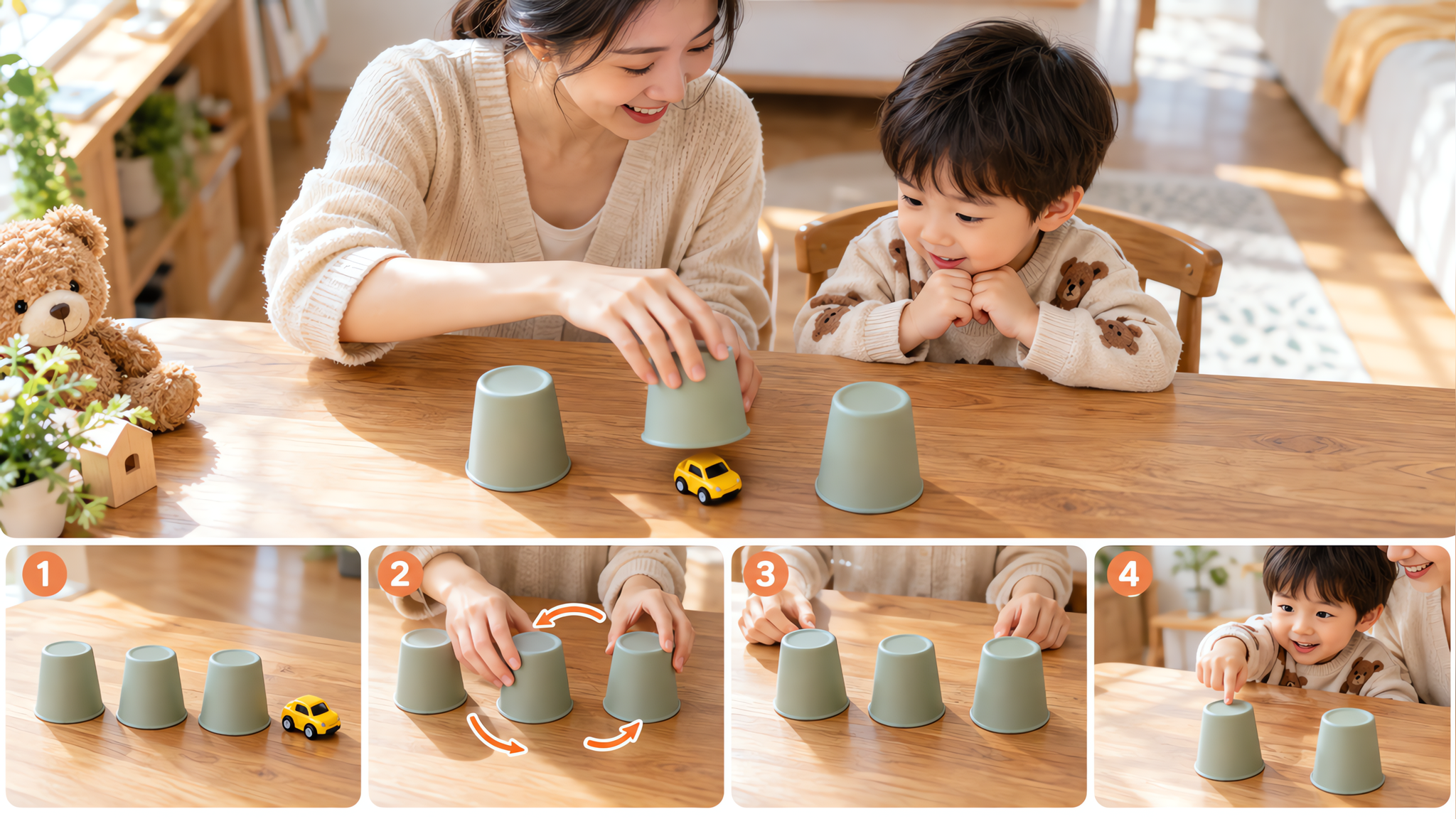 孩子总说“找不到”？一张纸做遮蔽游戏练记忆和方位