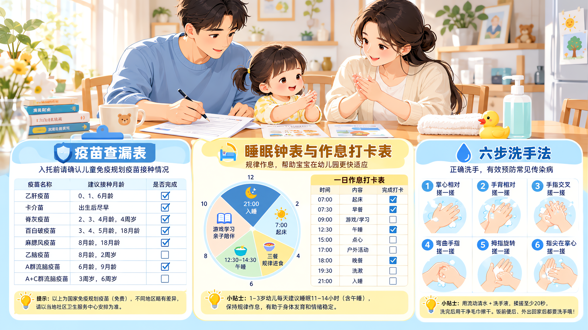 入托前别囤免疫补充剂：这3件事才管用