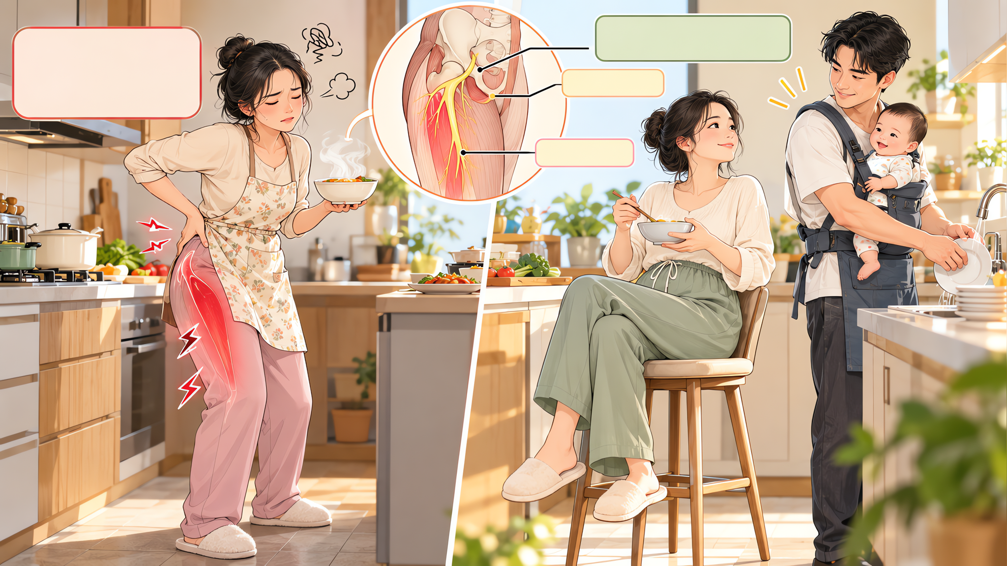 产后大腿外侧麻刺痛，多半不是月子病