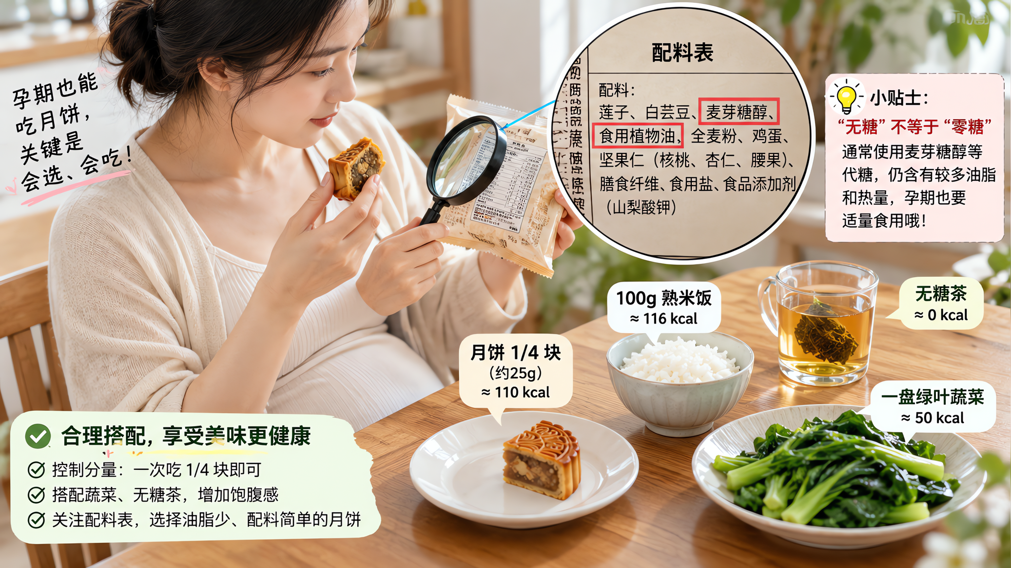 无糖月饼也会升糖：3分钟看懂配料表和替换量