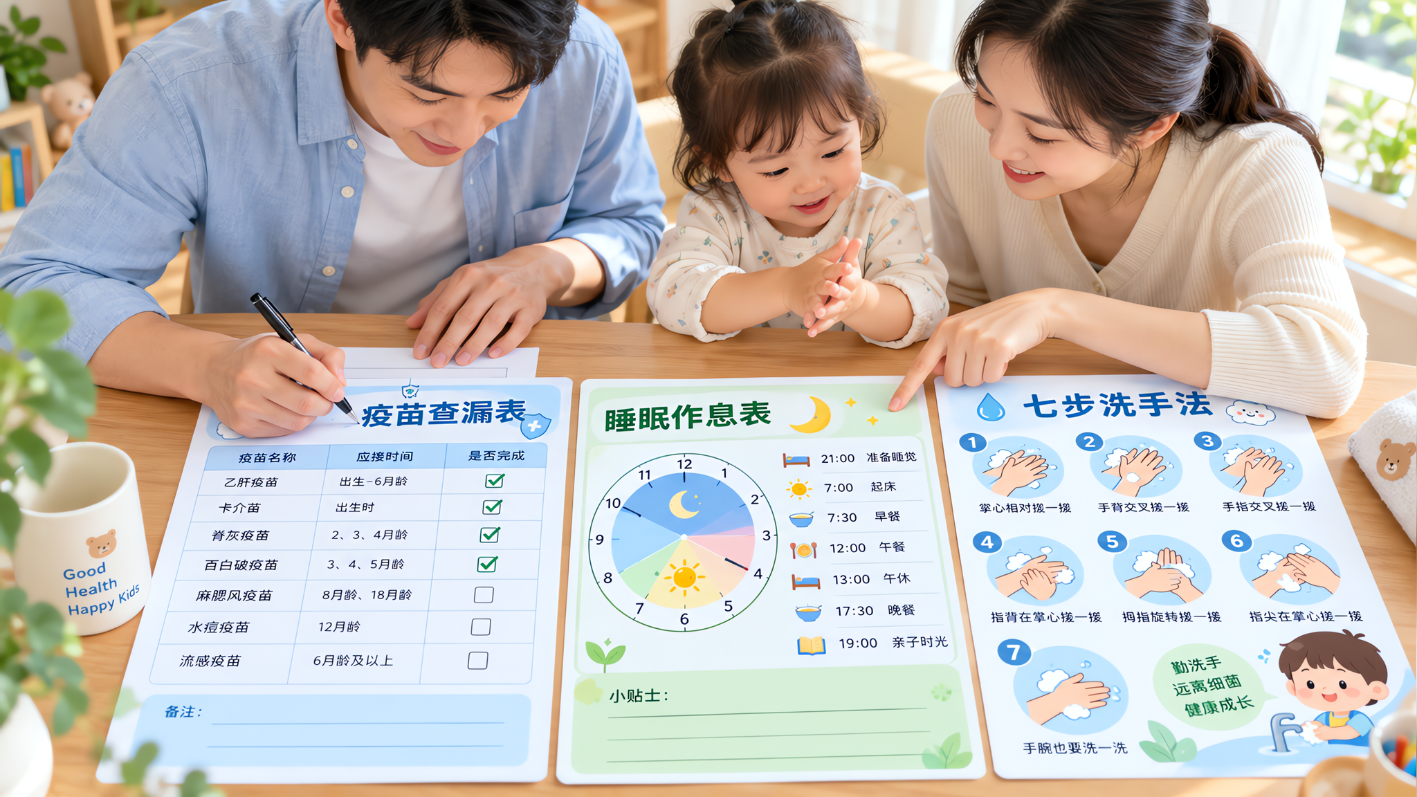 入托前别囤补充剂：疫苗+睡眠+洗手才管用