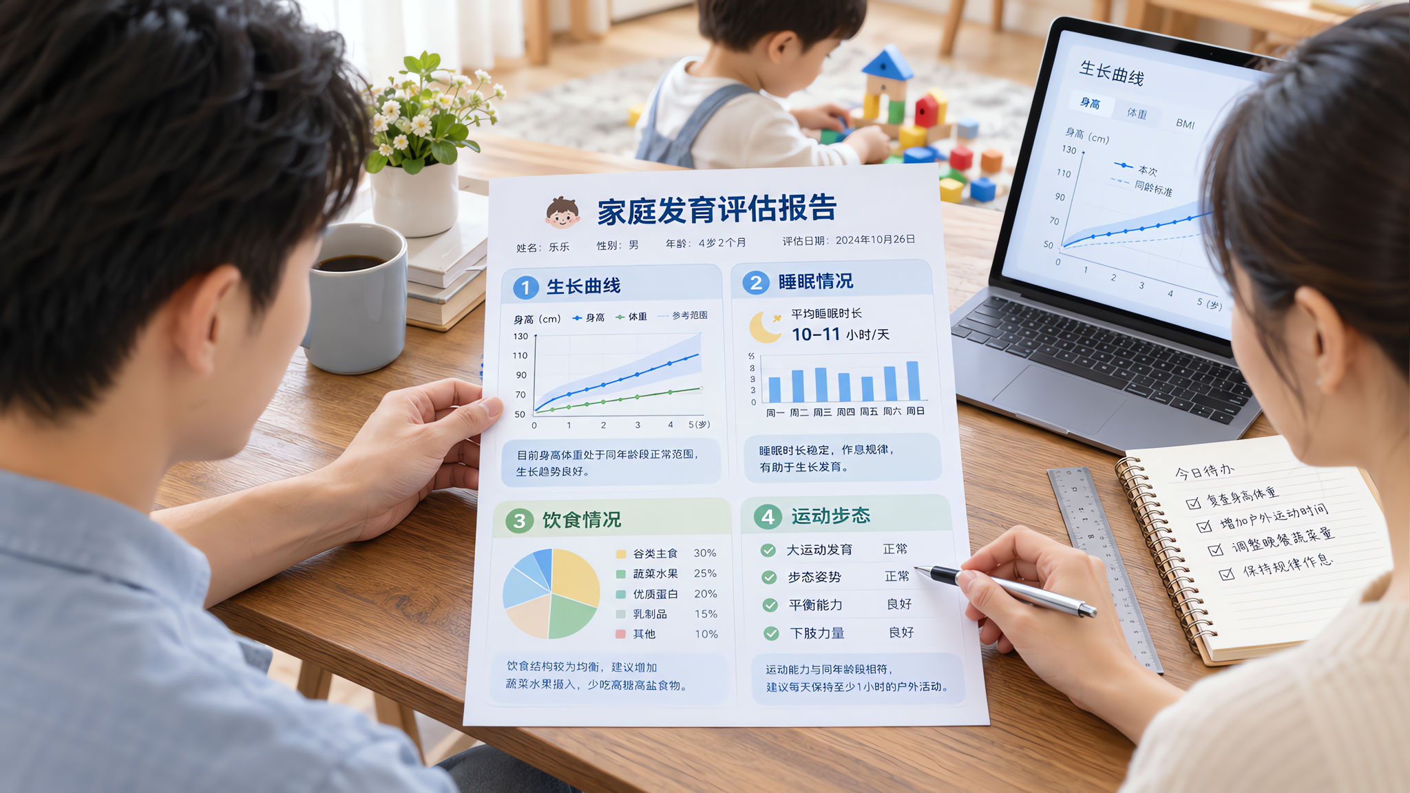 一页A4家庭发育评估：用数据挡住“长高神药”