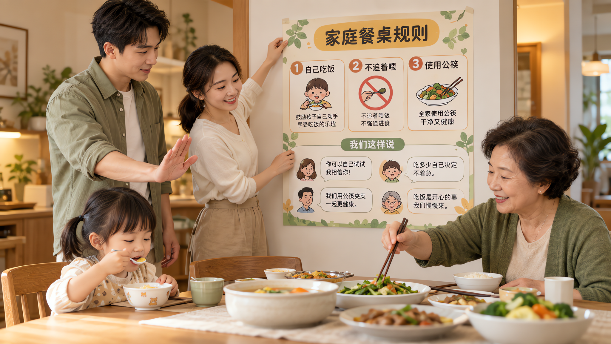 别在饭桌吵了：用3条规则把长辈请出决策区