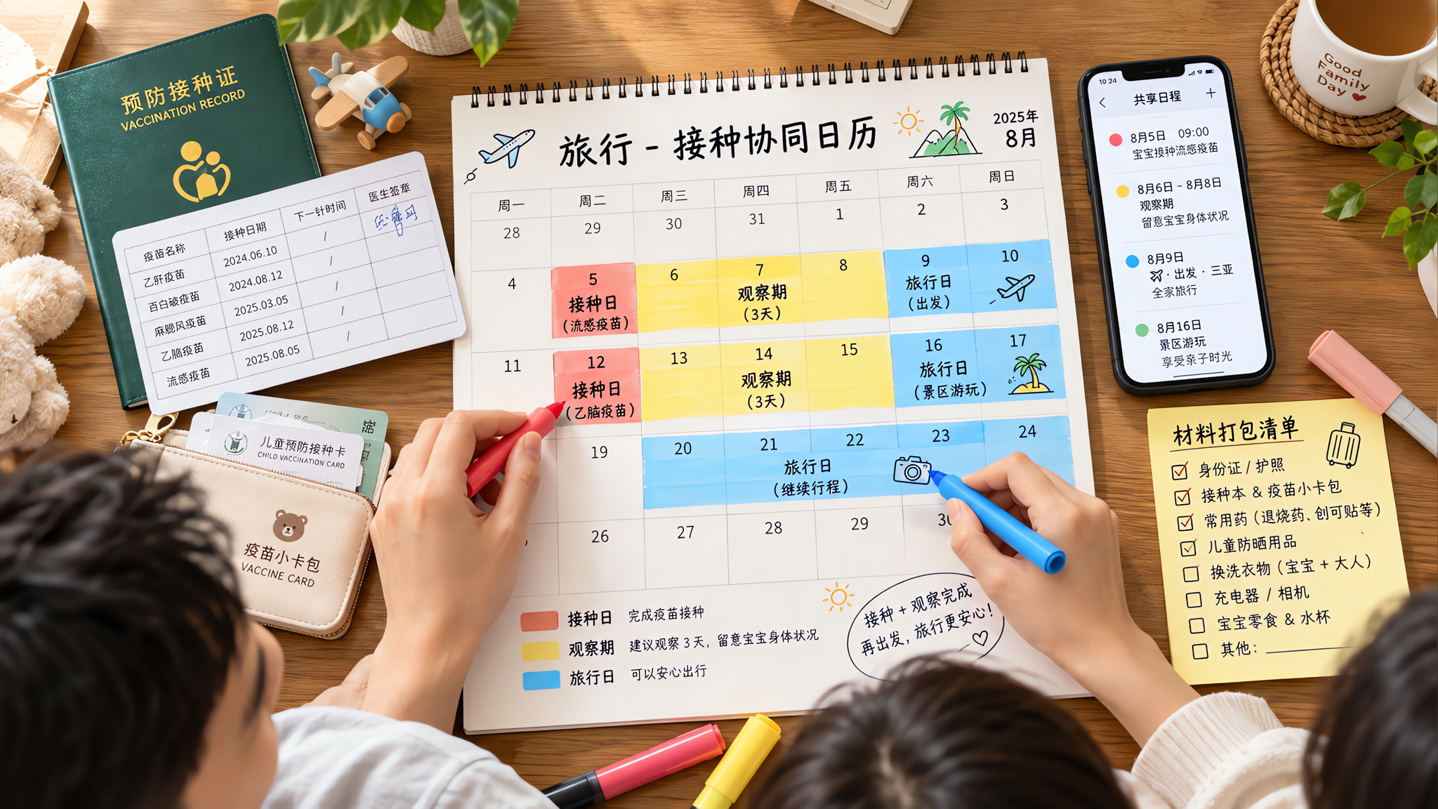 暑假出游别撞上打疫苗：3-7天观察期排法