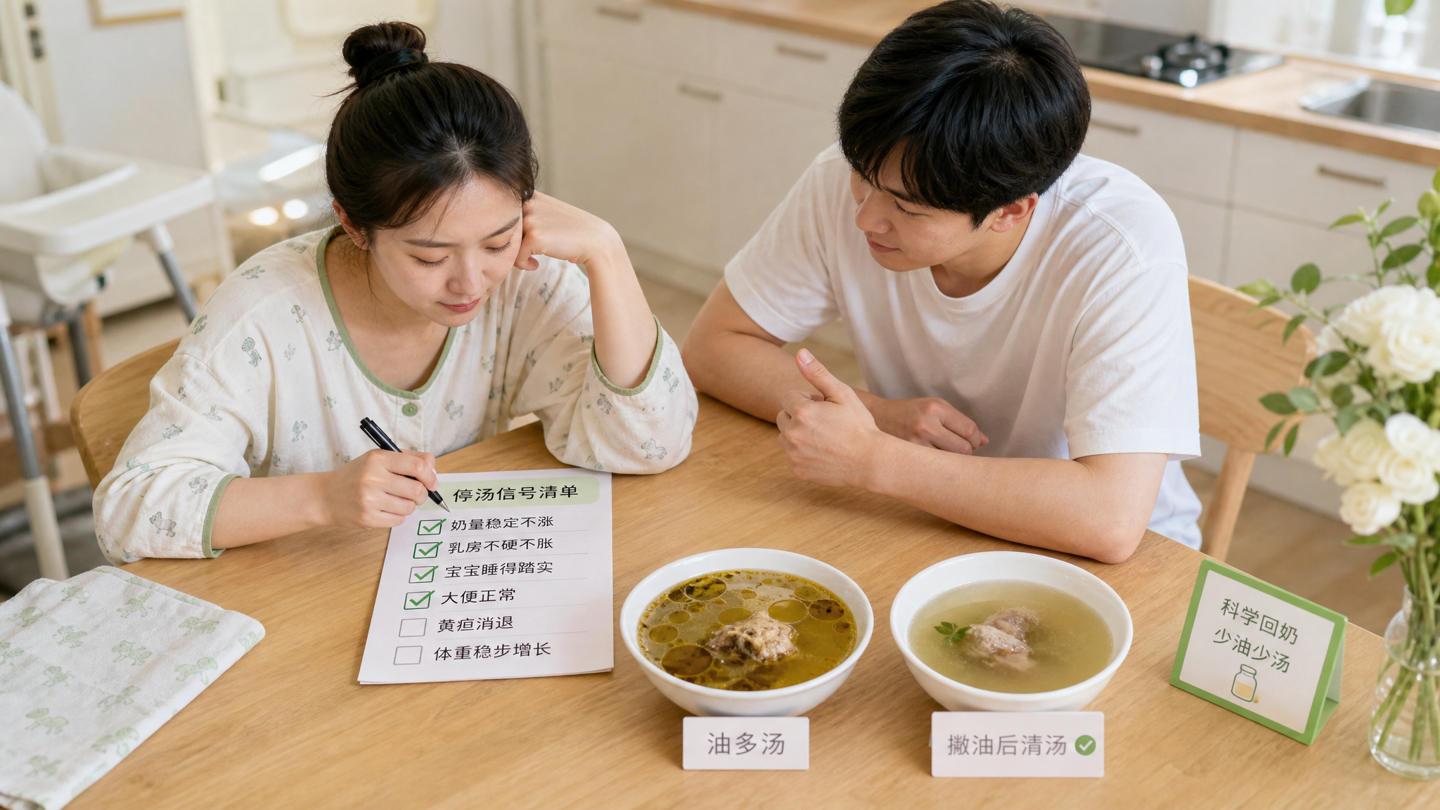 月子浓汤别硬扛：出现这2个信号就该停