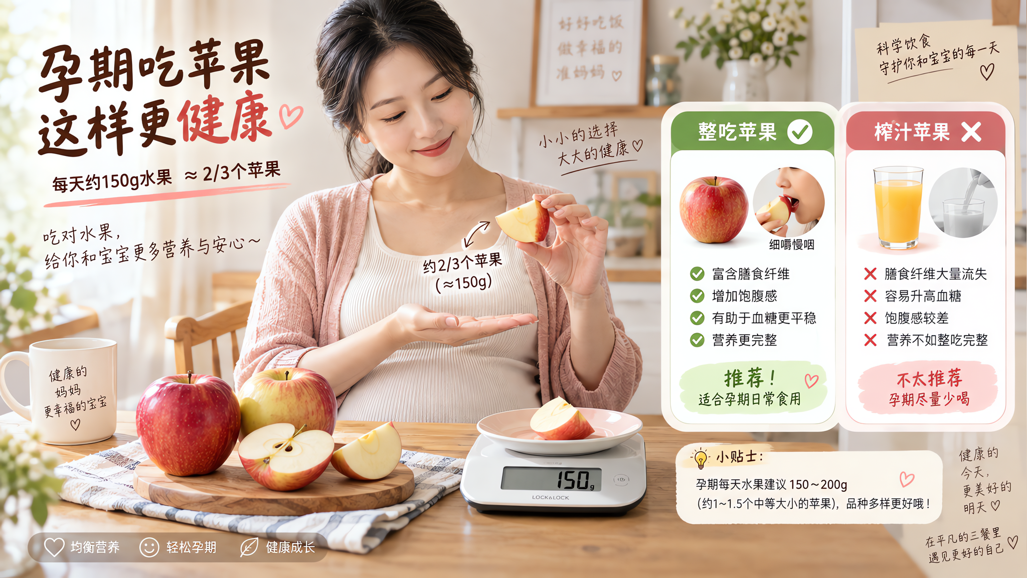 9月苹果怎么吃更稳糖还不反酸？记住这3个关键