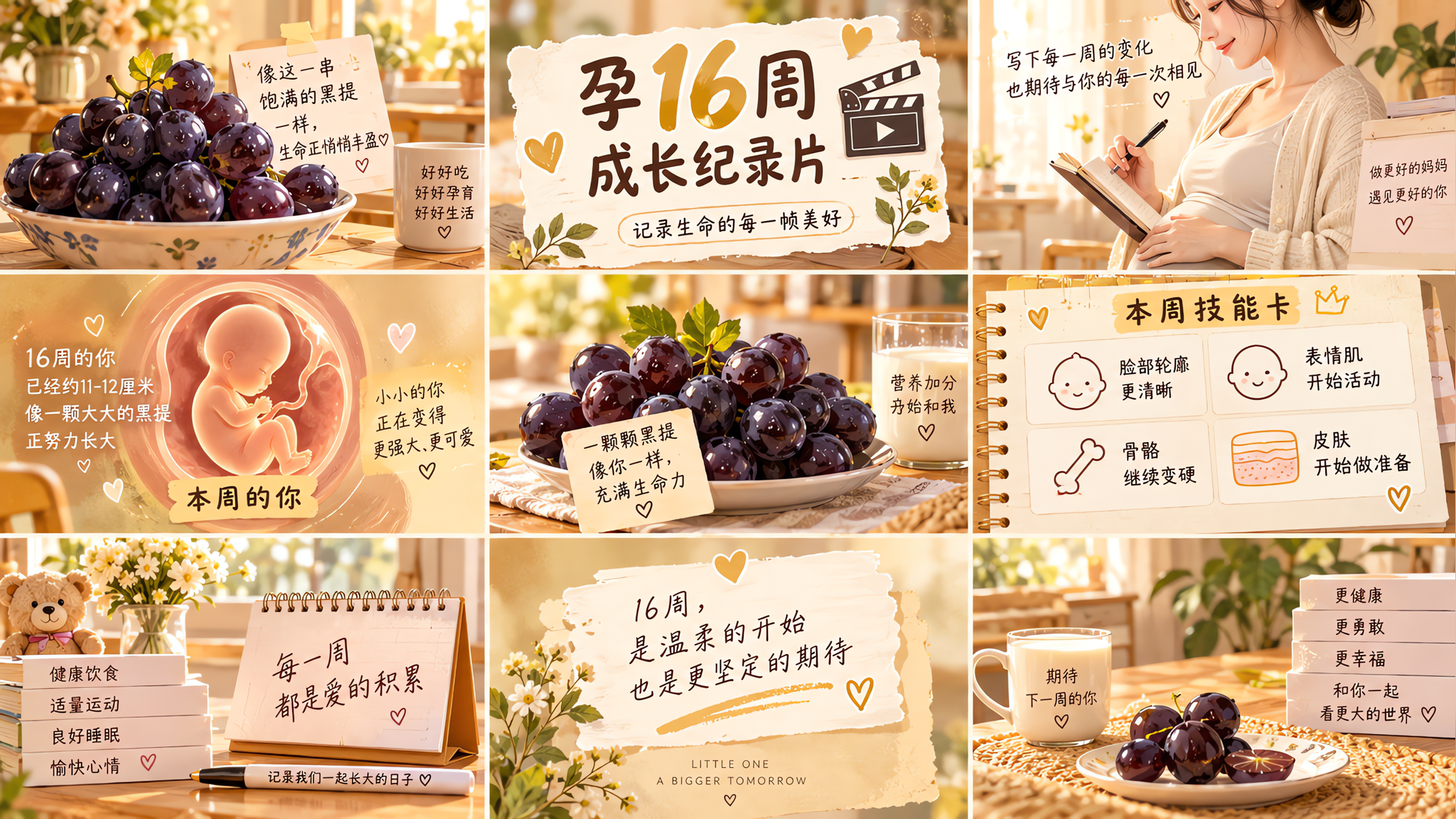 孕16周还没胎动正常吗？像黑提的这周在忙什么