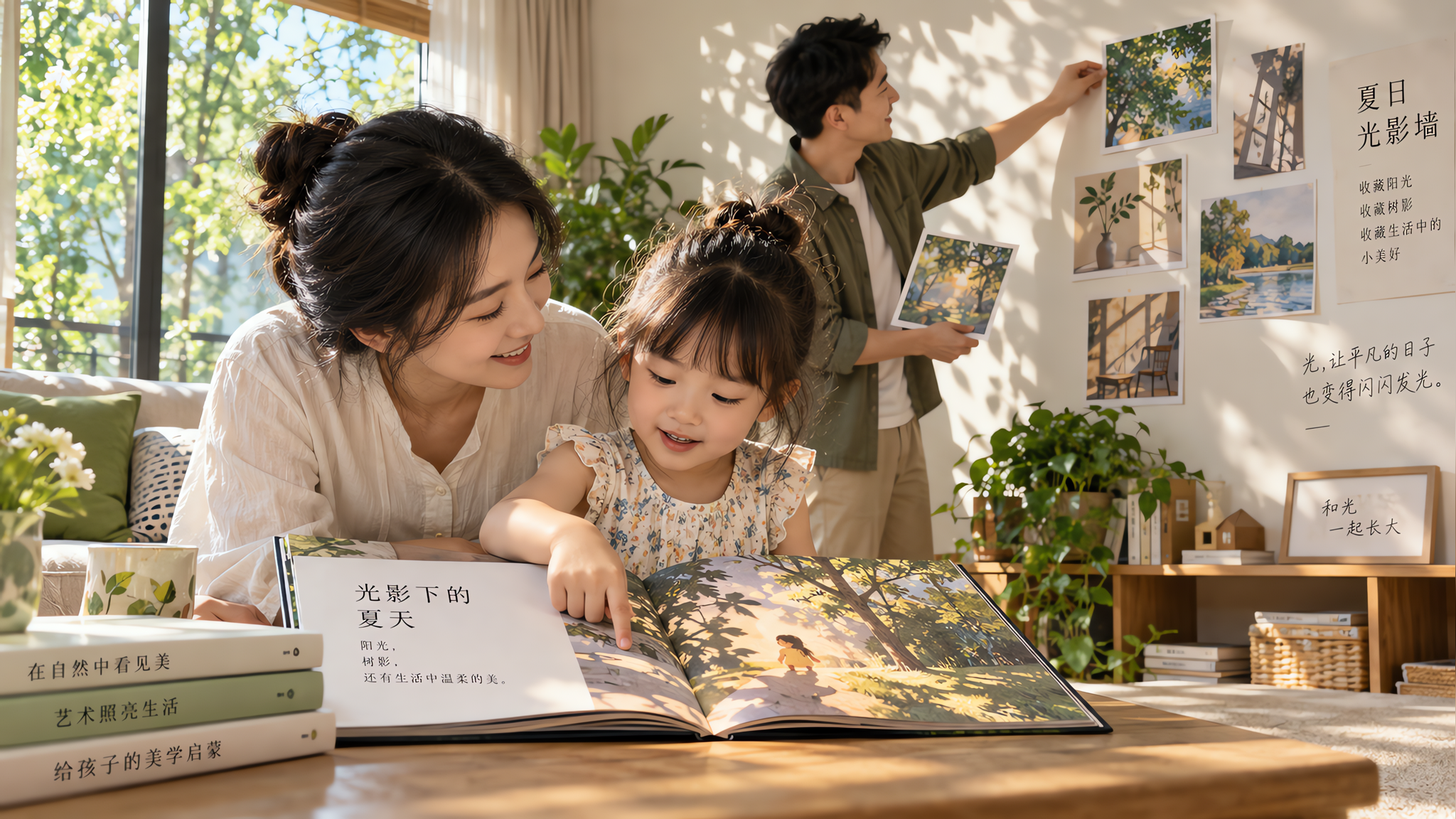 3-6岁审美敏感期：用“色形线光情”读艺术绘本