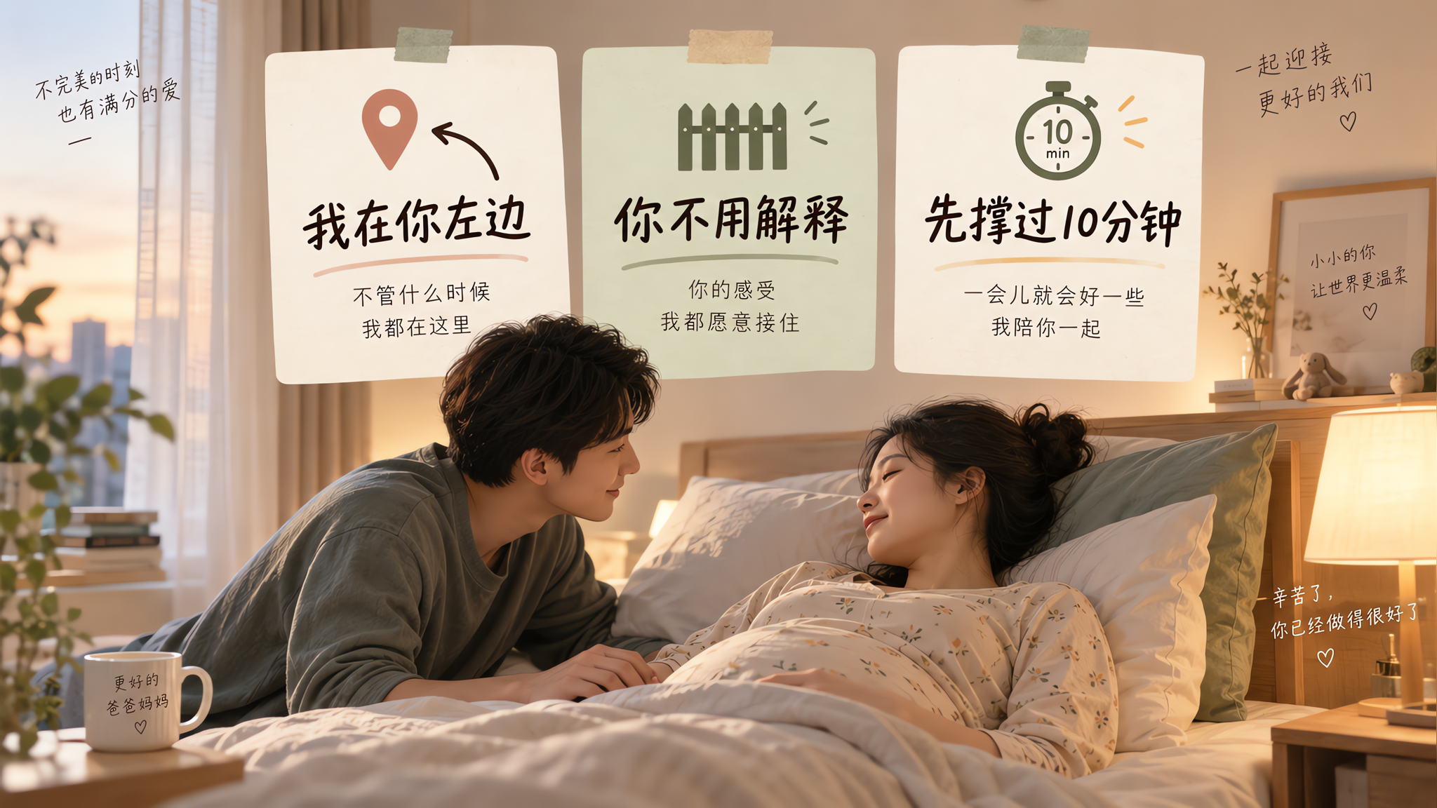 孕妈崩溃时别讲道理：爸爸30秒只说这3句