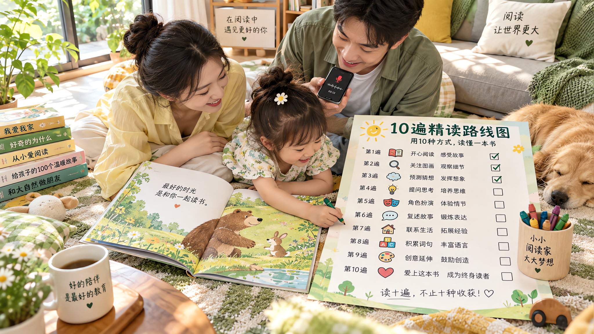 别催孩子刷新书了：同一本绘本读10遍更涨能力