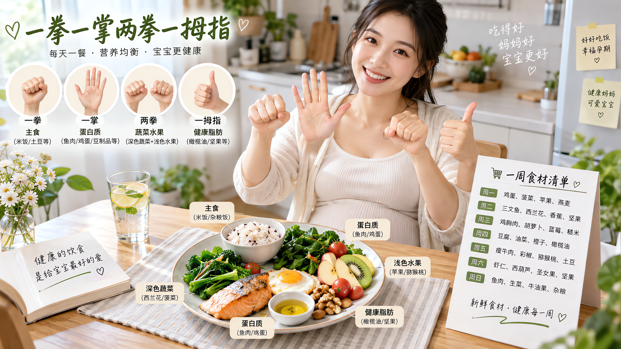 孕期别追“干净饮食”：照这套三餐结构吃更稳