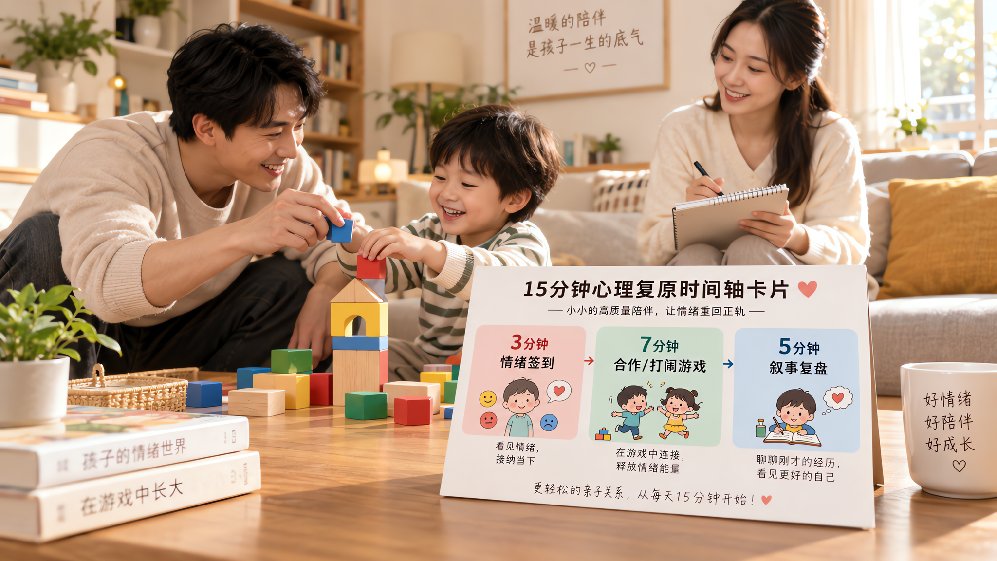 爸爸别只问乖不乖：15分钟稳住孩子情绪和边界