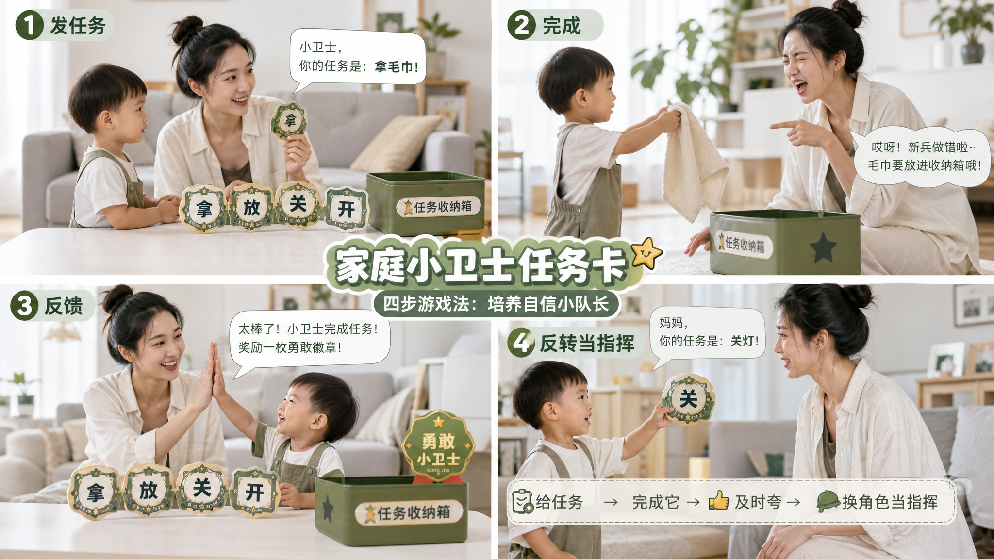 1-3岁别再喊“听话”：换成7字任务句，配合度真的不一样