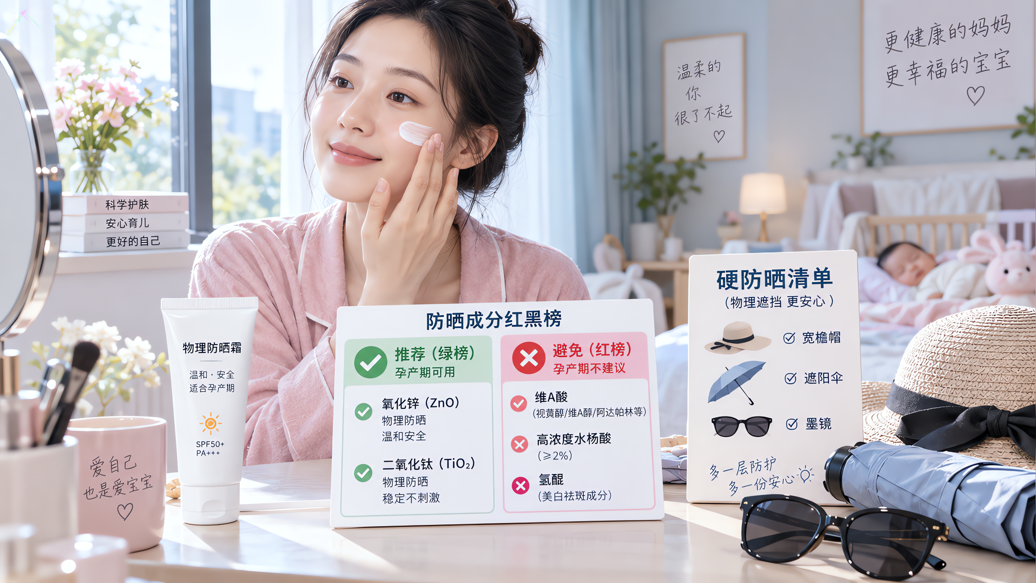产后黄褐斑越晒越深？哺乳期护肤红黑榜一次说清