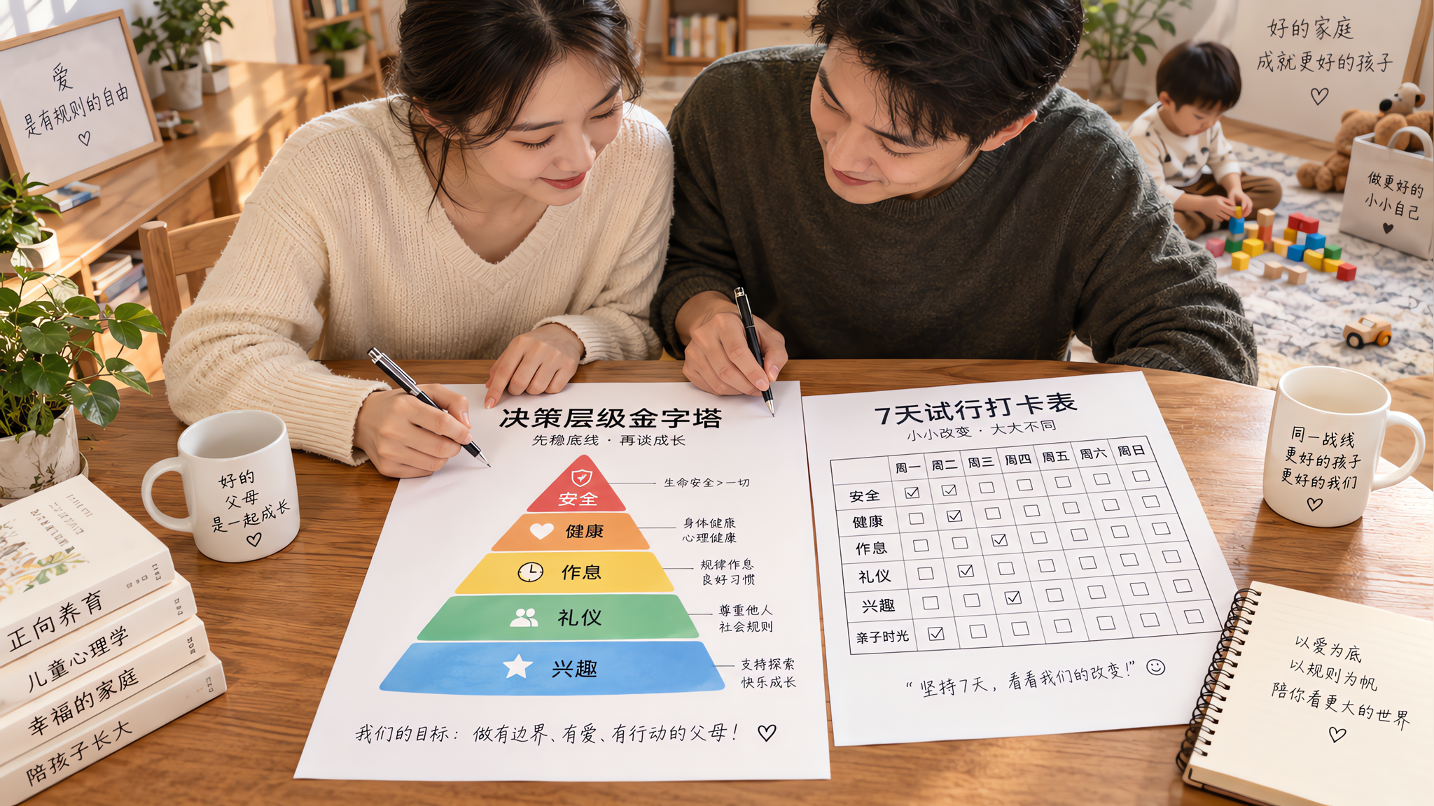 育儿观念总吵架？用“决策层级+7天试行”停火