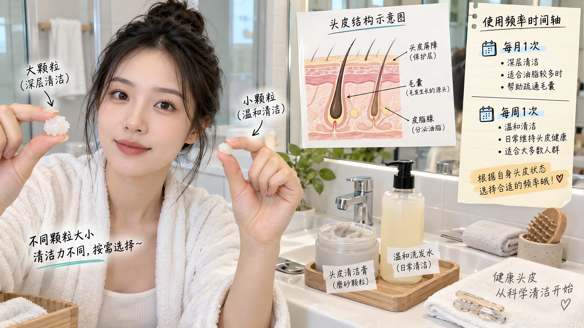 头皮磨砂膏别当去屑救星：我越用越痒还起疙瘩