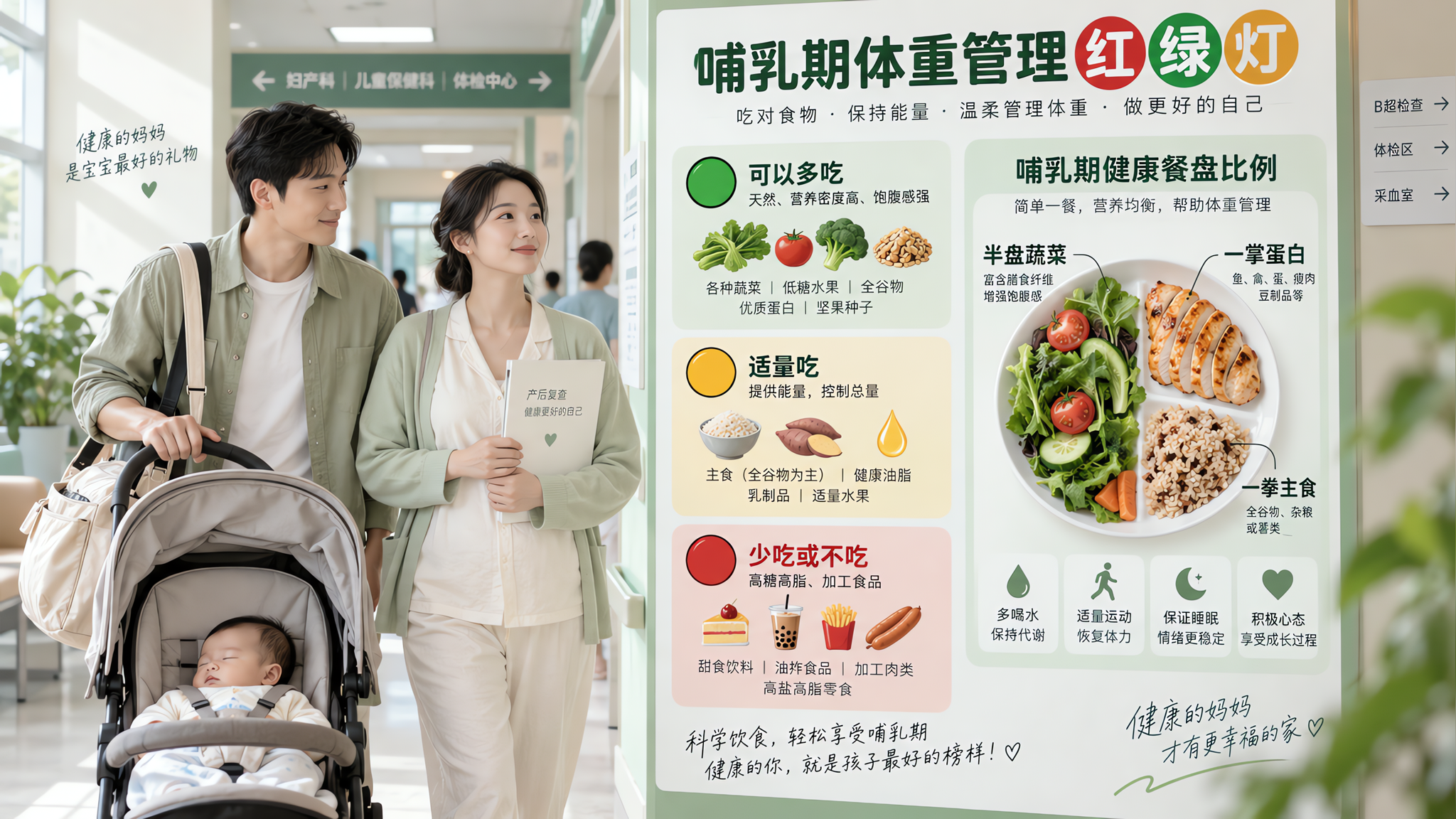 产后42天体重没恢复正常吗？复查看这4项更重要