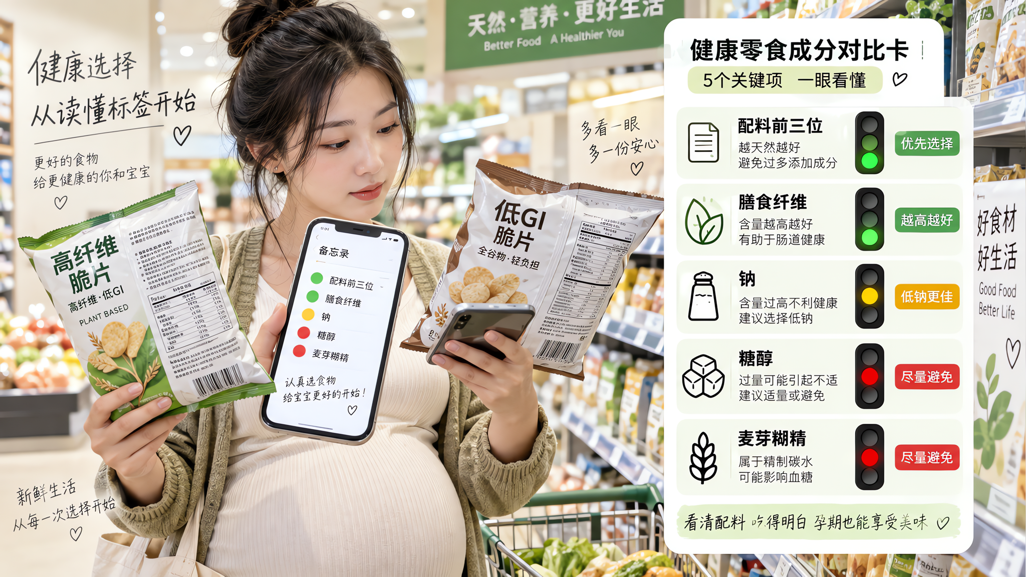 低GI脆片别闭眼买：5个配料表指标避坑