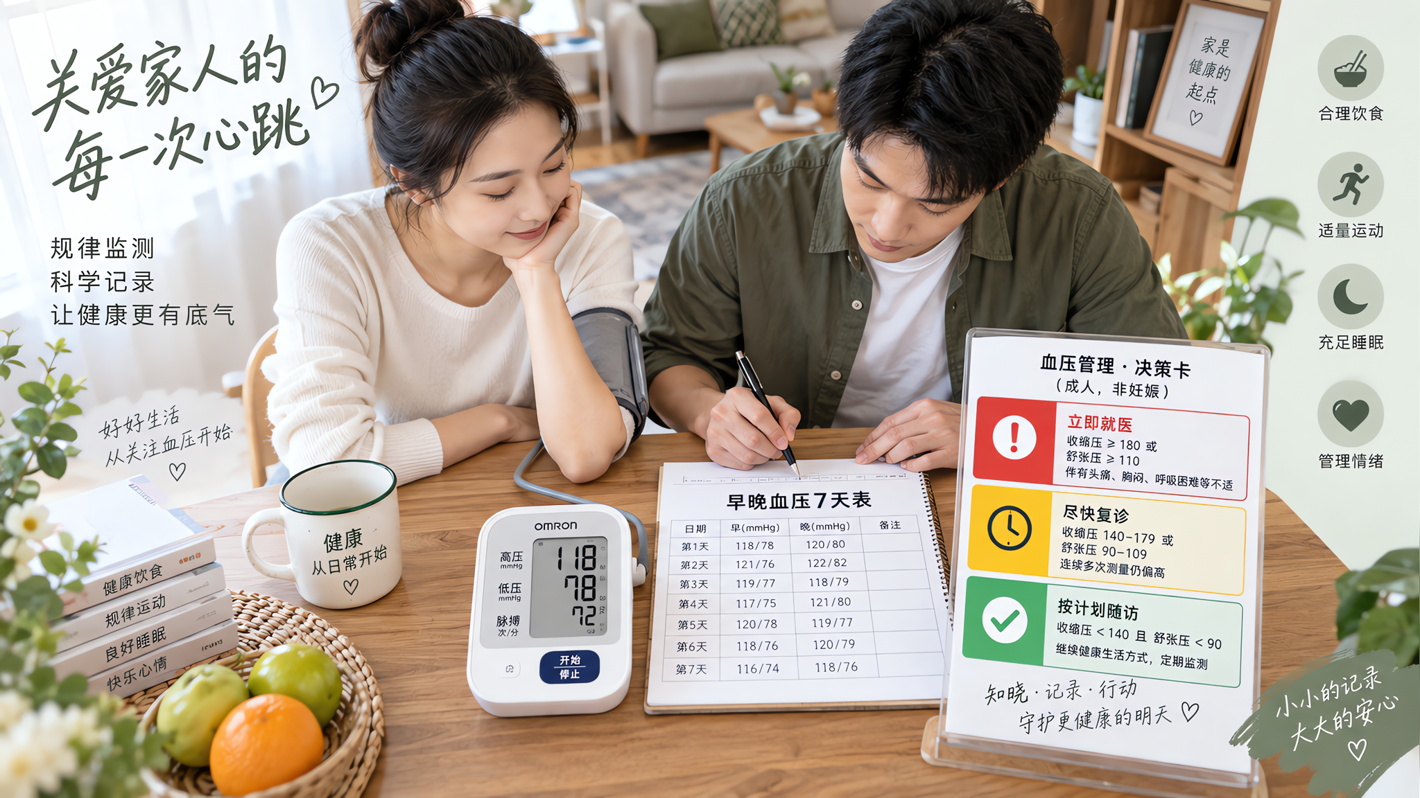 产后42天血压偏高别急着判高血压：先做7天家庭记录