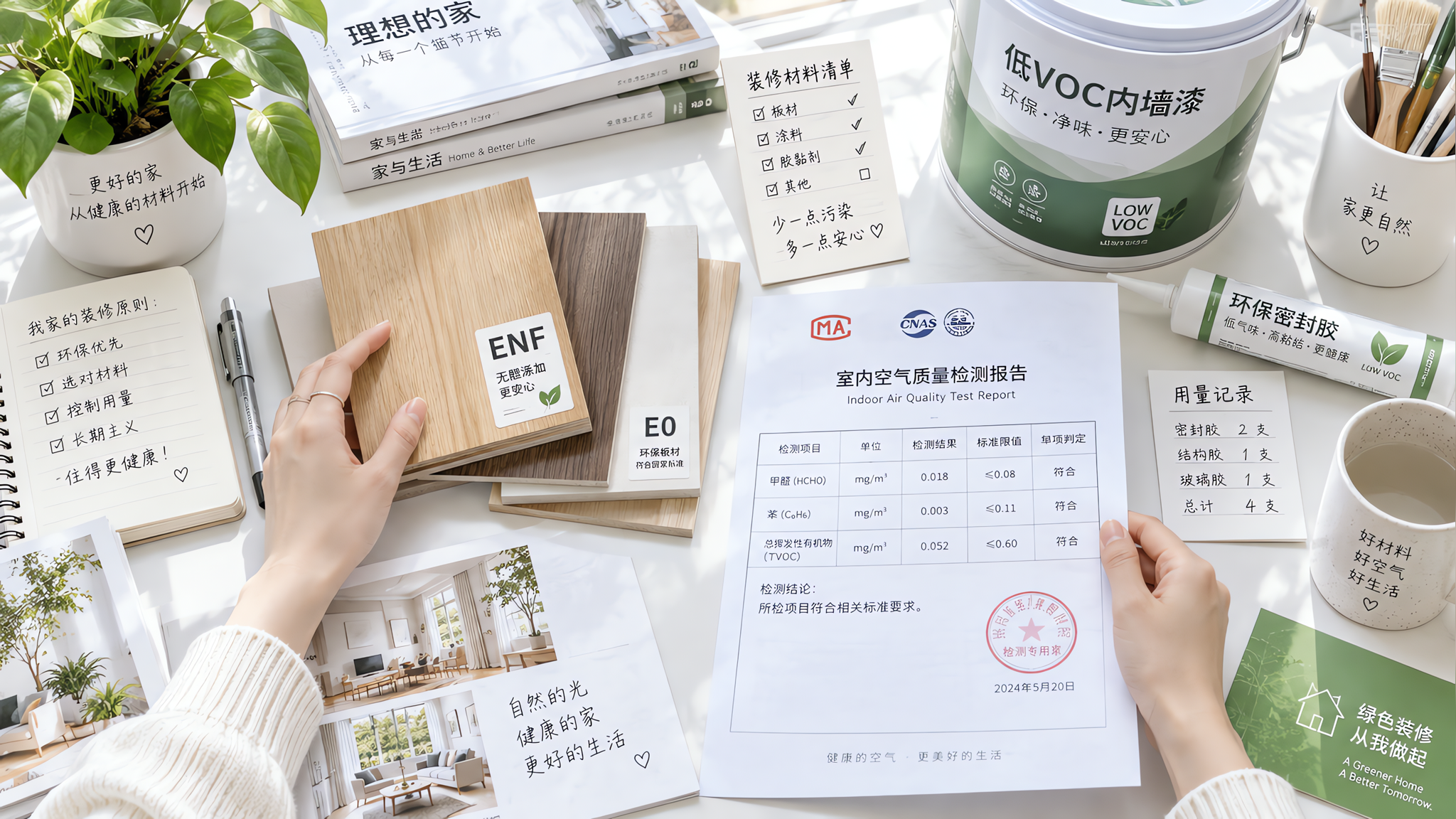环保装修最容易翻车的不是板材，是胶和漆的总量