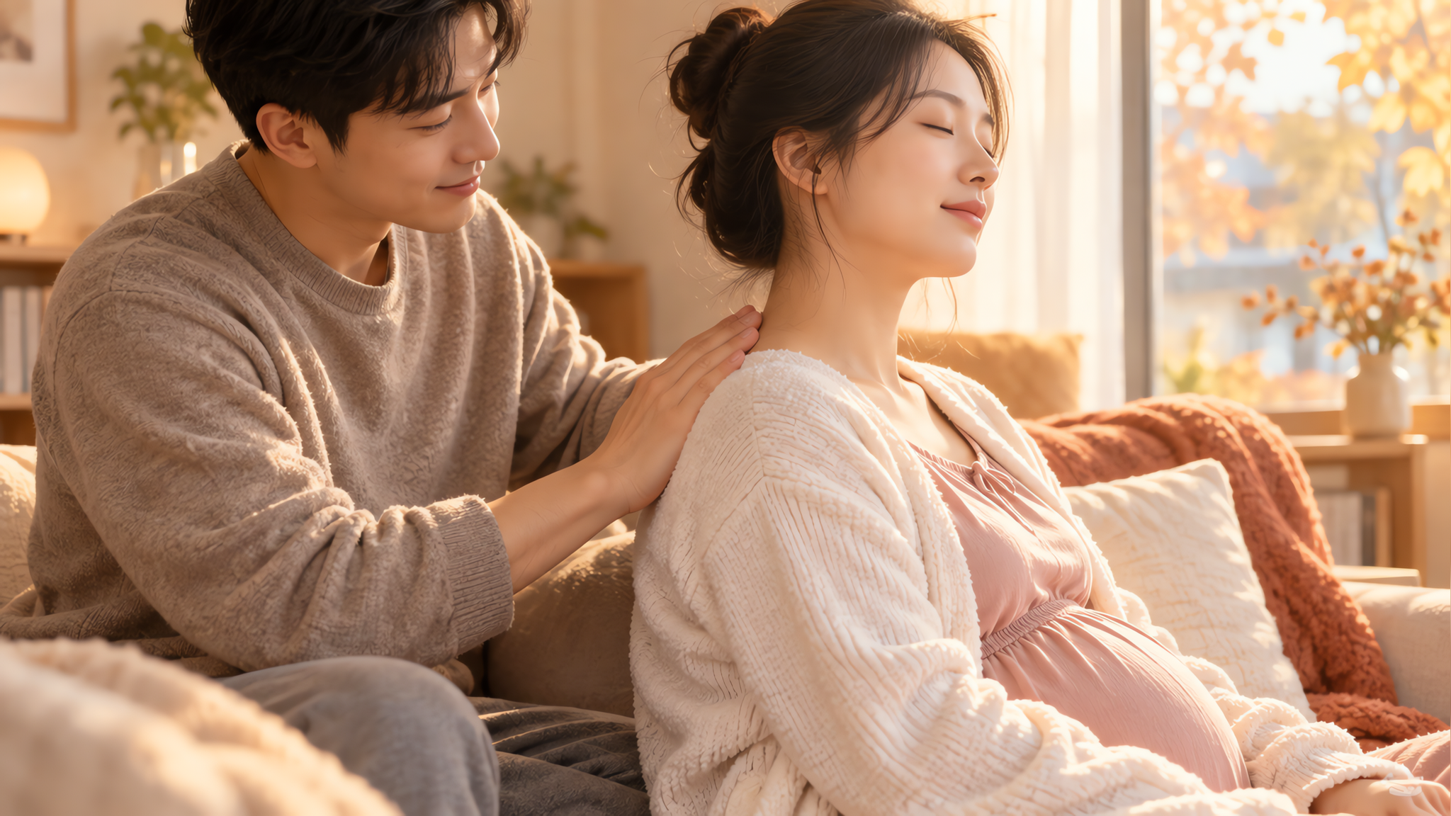 孕晚期别再摸肚子了：2分钟暖手敷肩背更安心