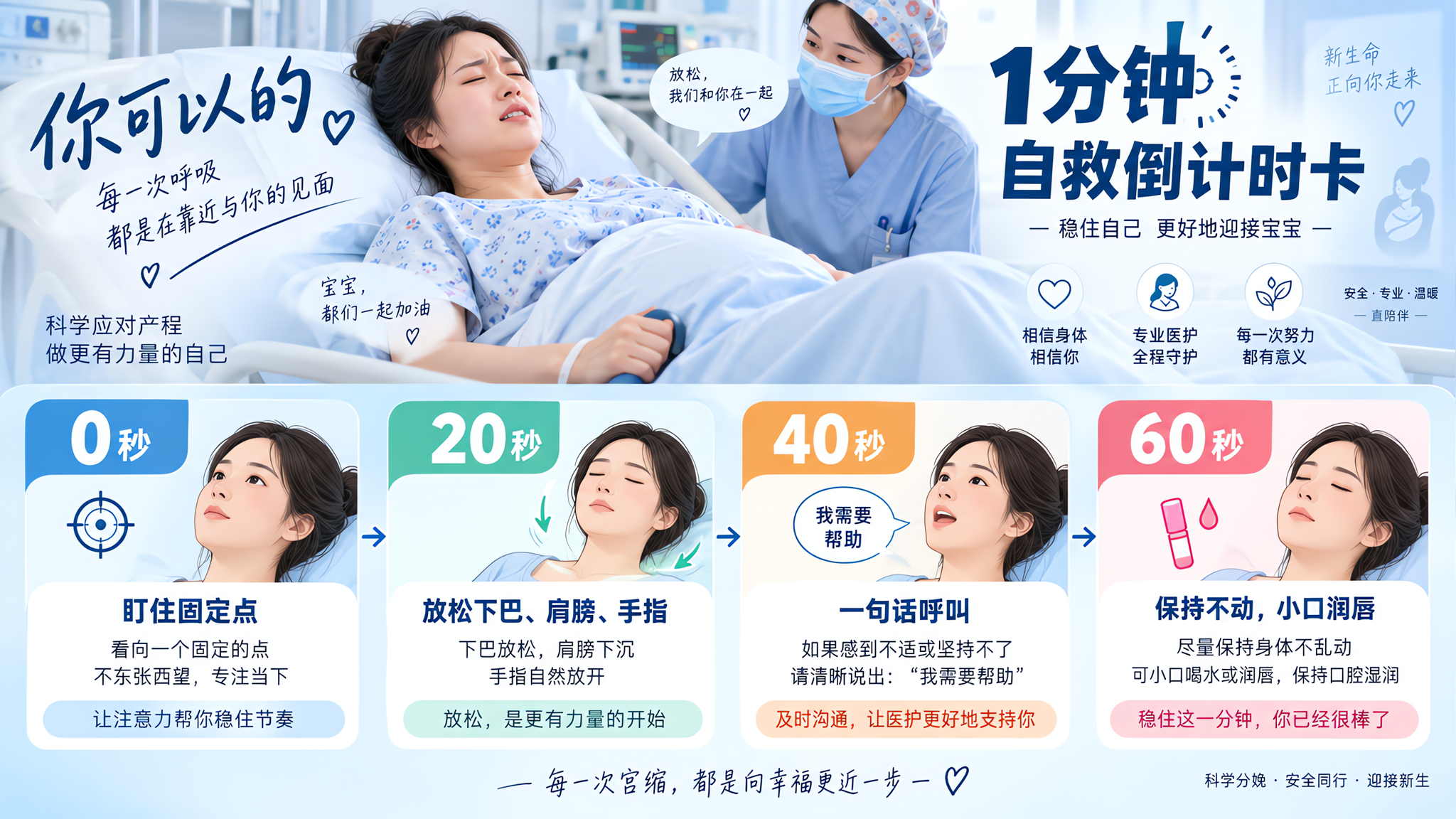 镇痛后突然头晕心慌出汗？按这1分钟顺序稳住