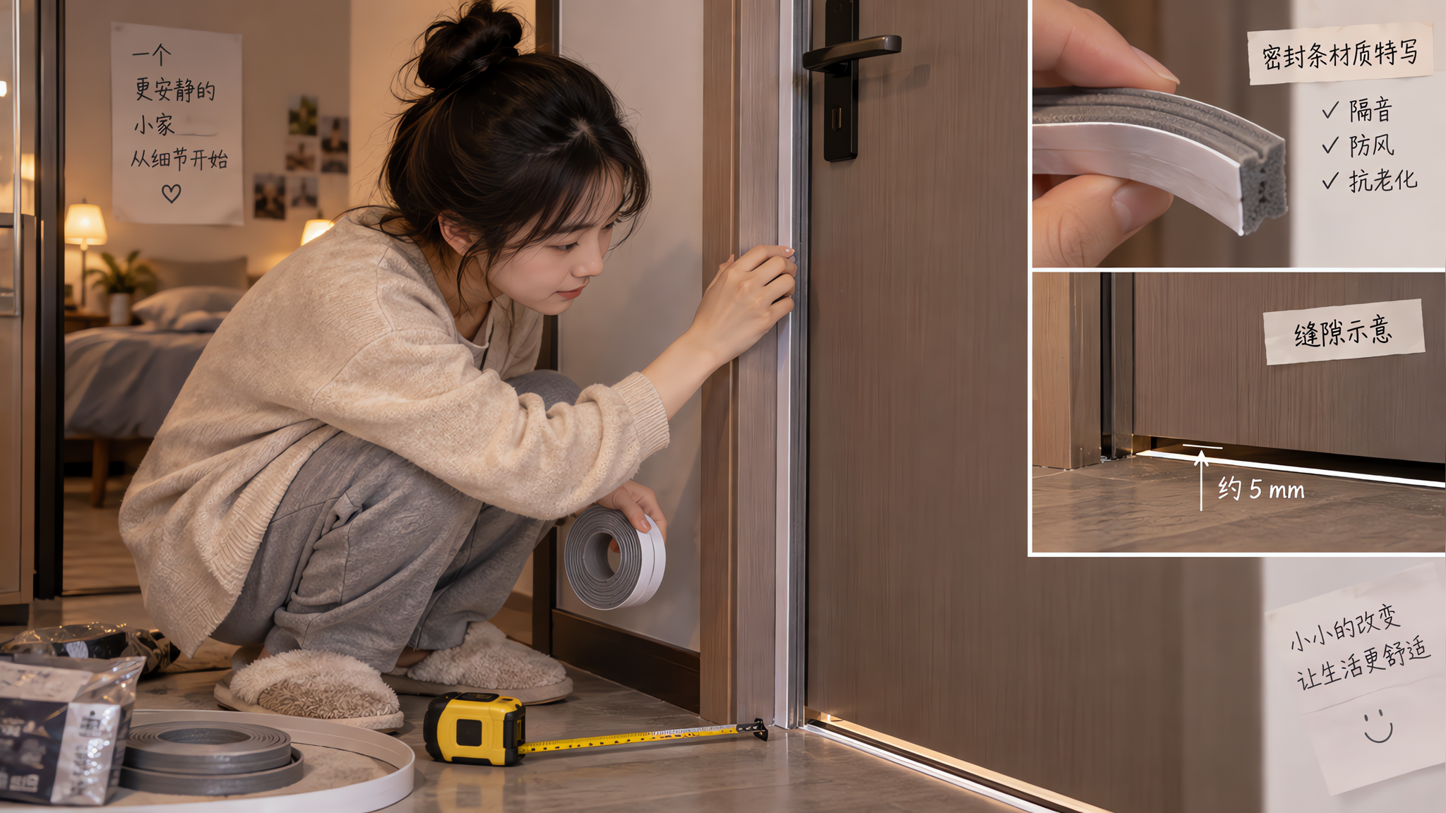 你家不是墙薄，是“漏声”：先把这几个缝堵住