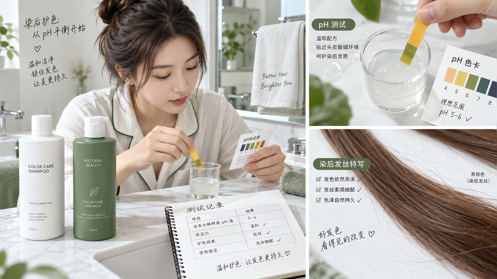 染后掉色太快？看懂pH和阳离子再买无香锁色洗发水