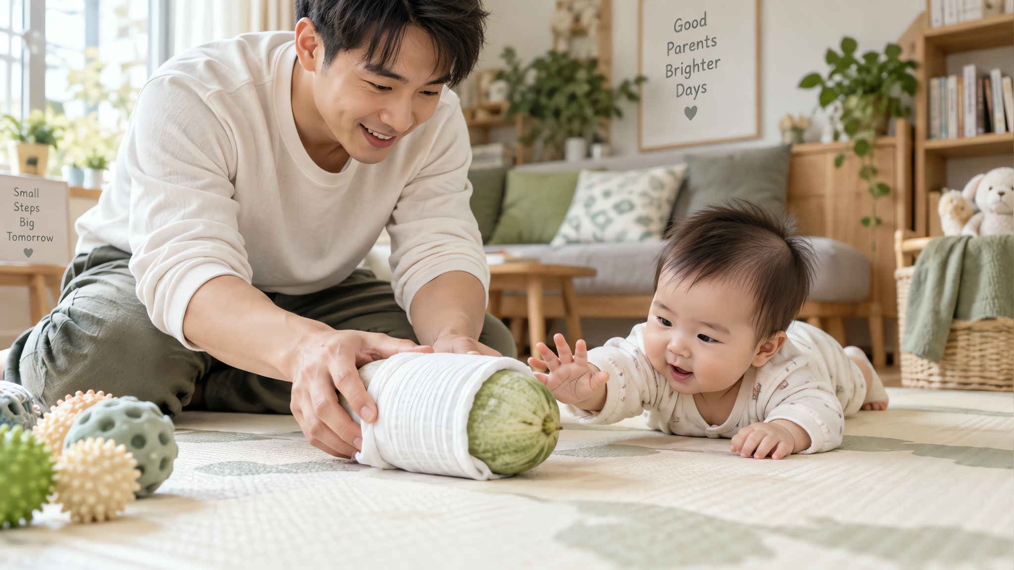 秋老虎黏腻期别再囤触觉球：室温冬瓜滚球10分钟就够