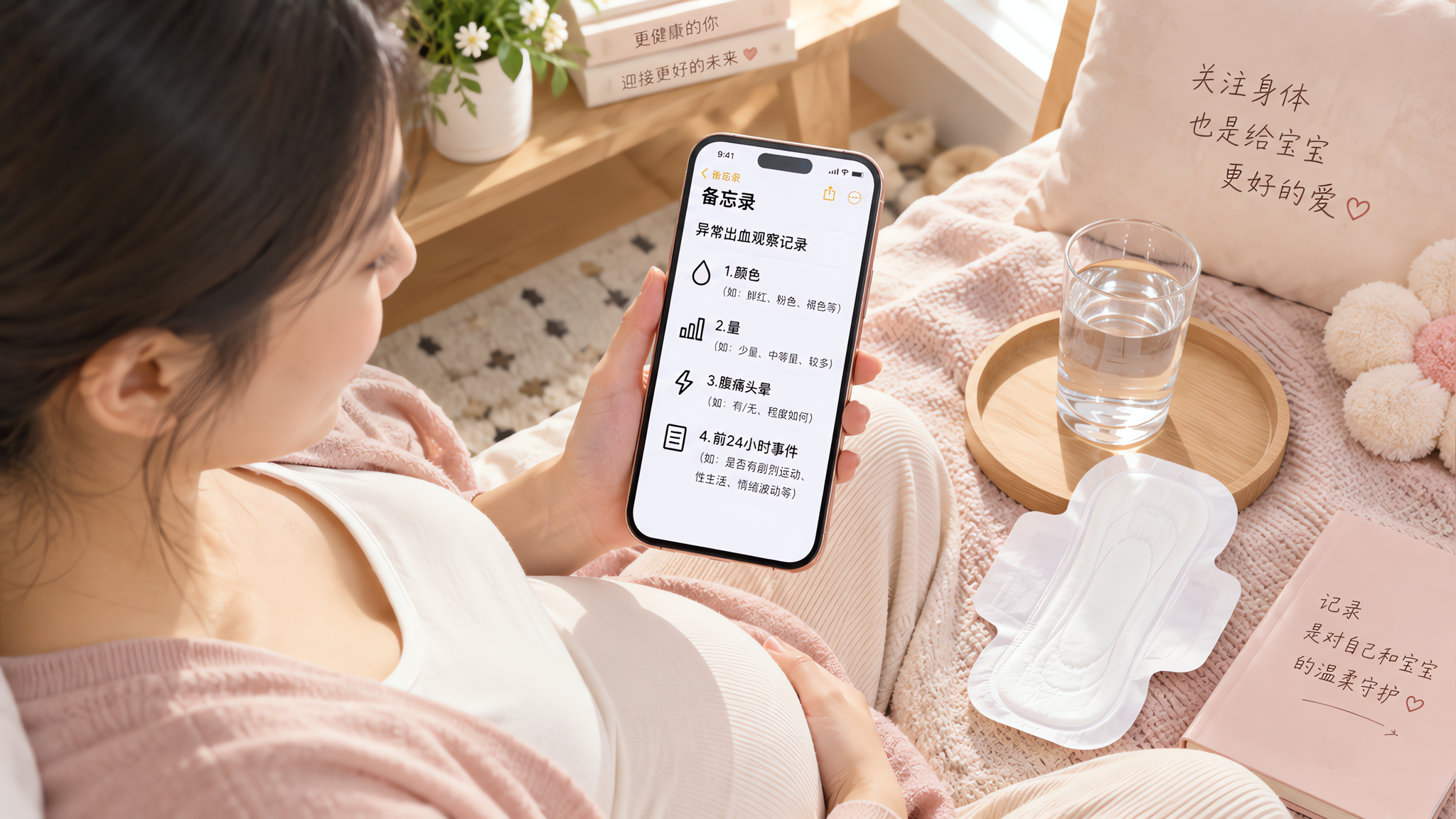 孕早期出血别先崩溃：先记这4项，再看就医红线