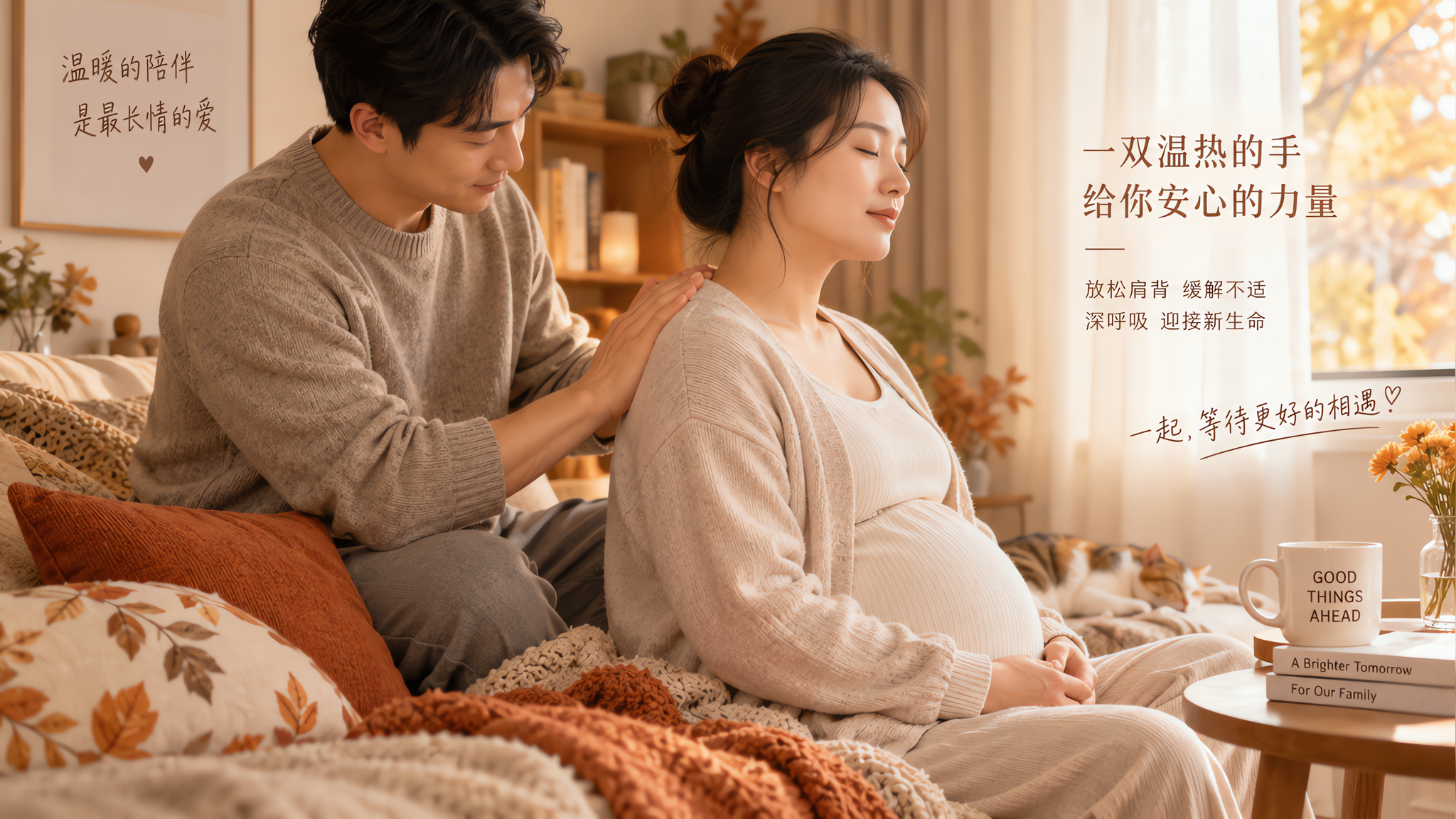 孕晚期别总摸肚子：2分钟暖手敷肩背更安心