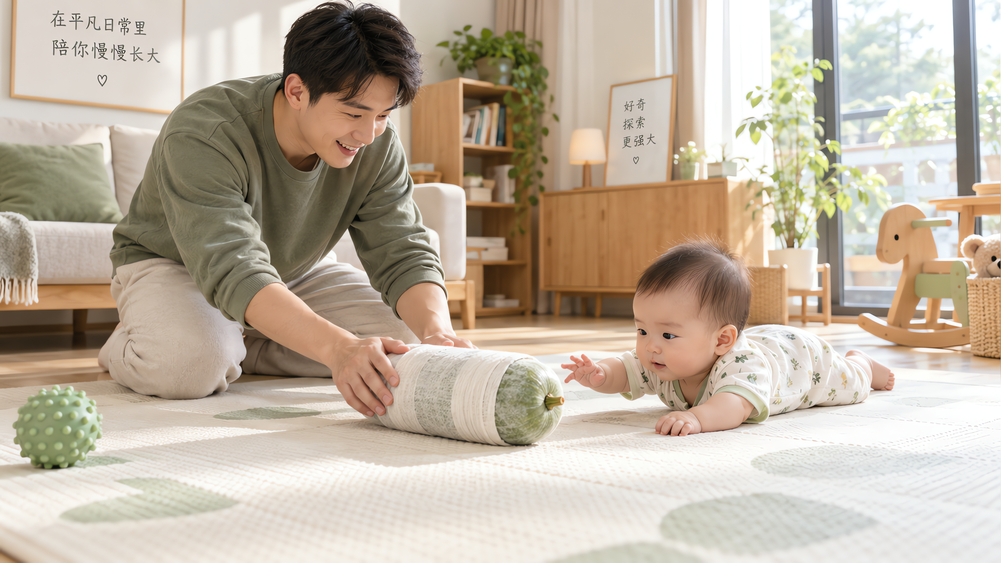 秋老虎黏腻宝宝别再买凸点球 室温冬瓜10分钟够用