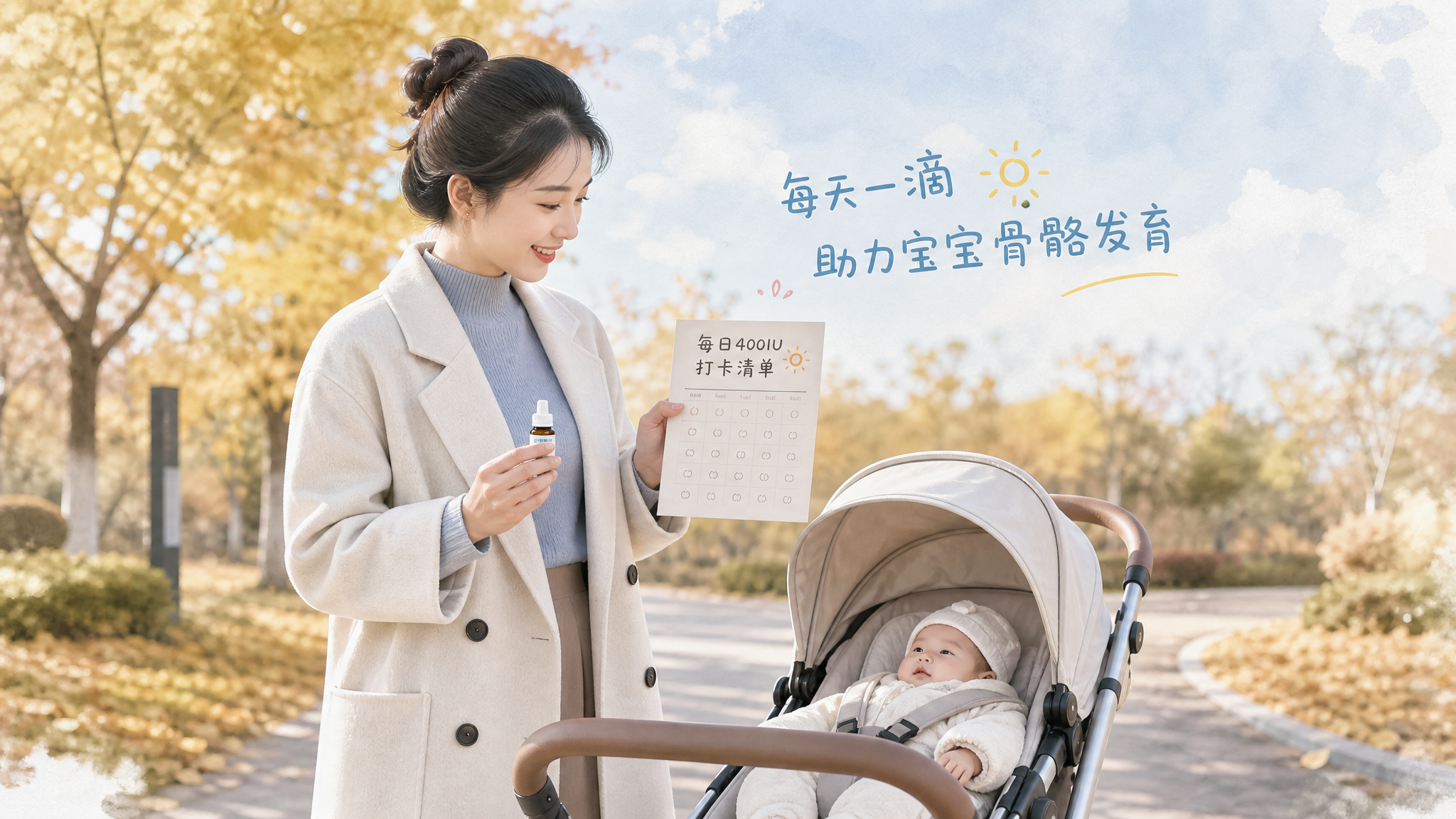 秋分后别指望晒太阳：1-3月龄维D这样补才稳