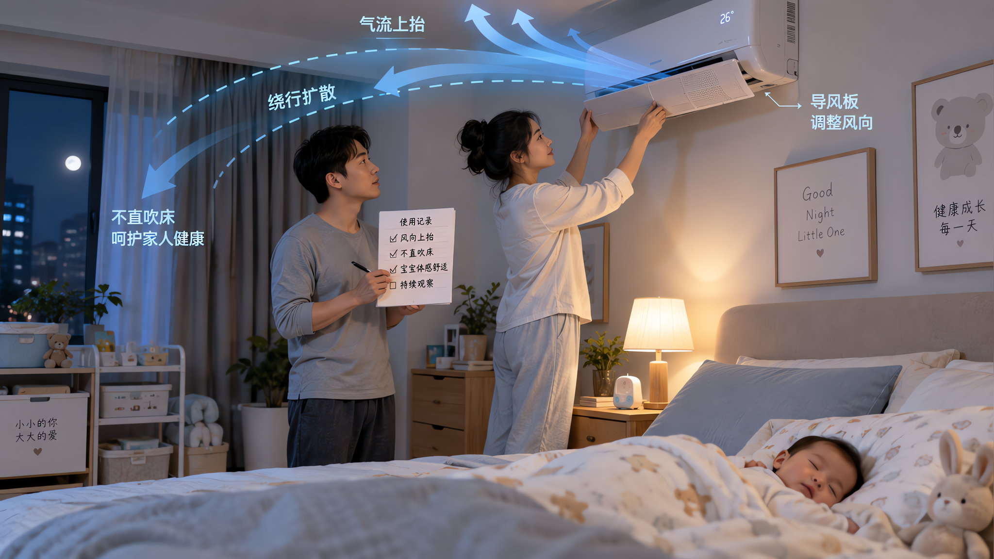 同样26℃却睡不好？先调气流再调湿度