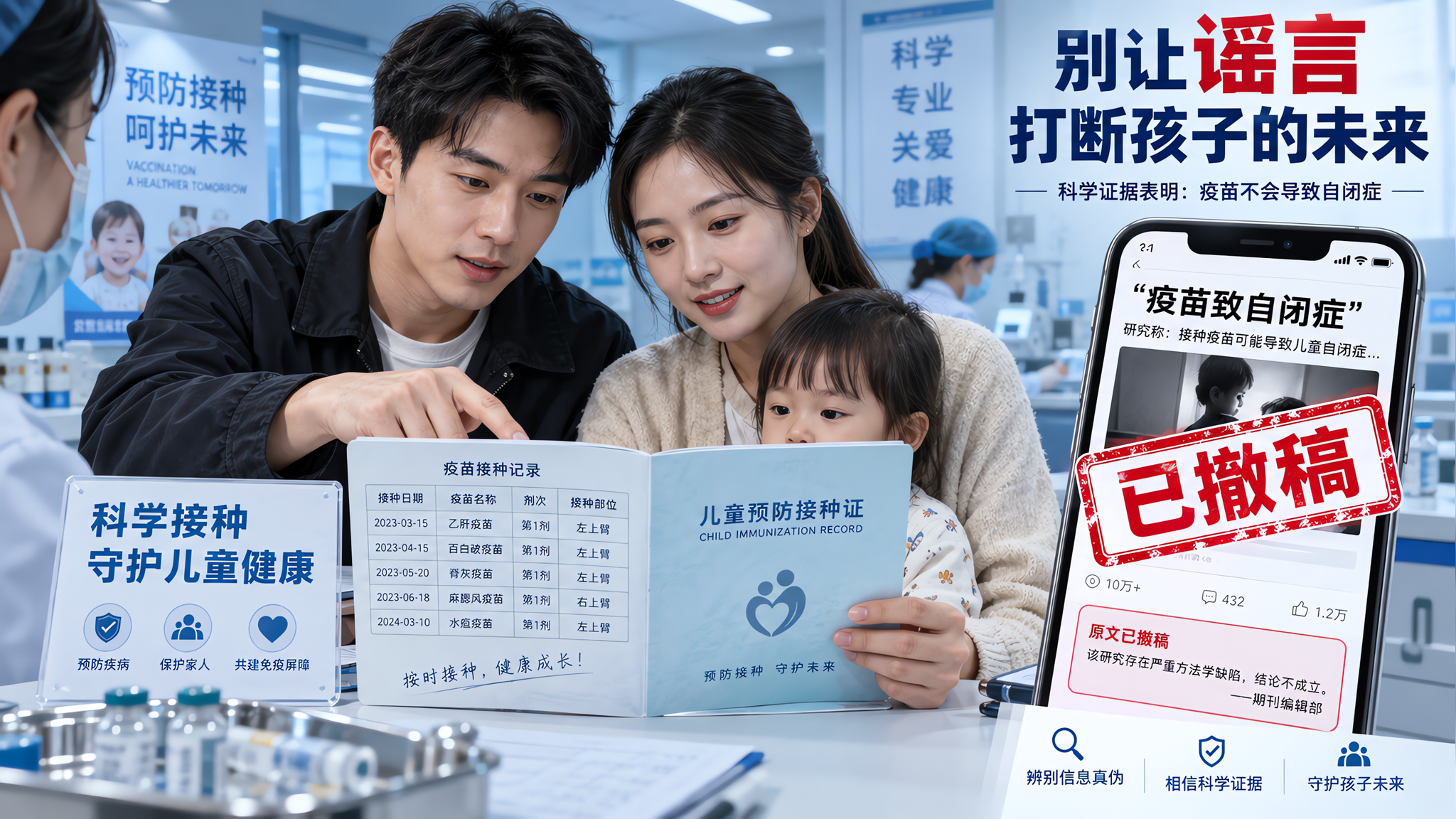 “疫苗致自闭症”为什么站不住脚？把这份免疫真相发进家族群